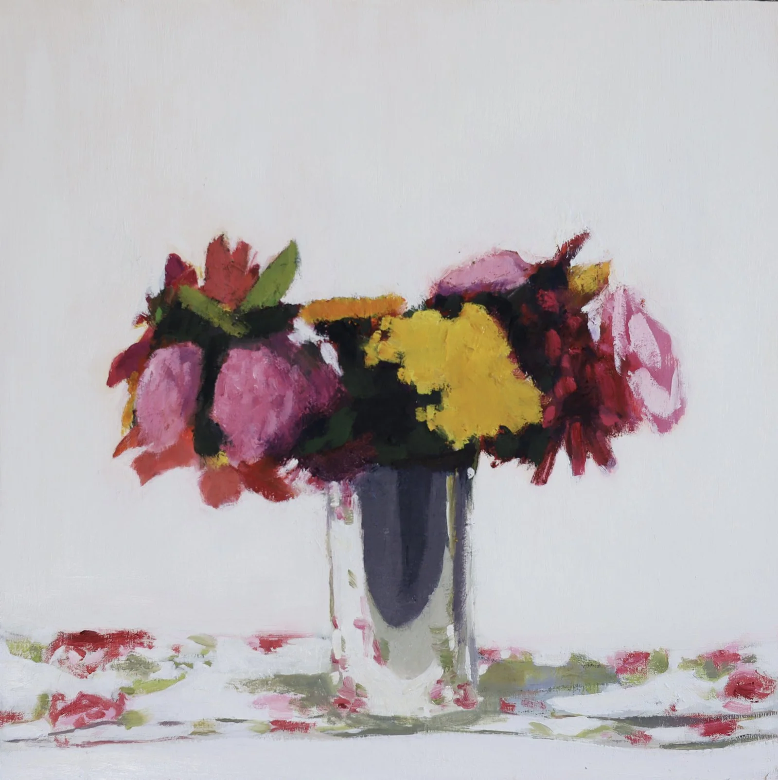 Colour Notes 16x16in oil on panel $1250