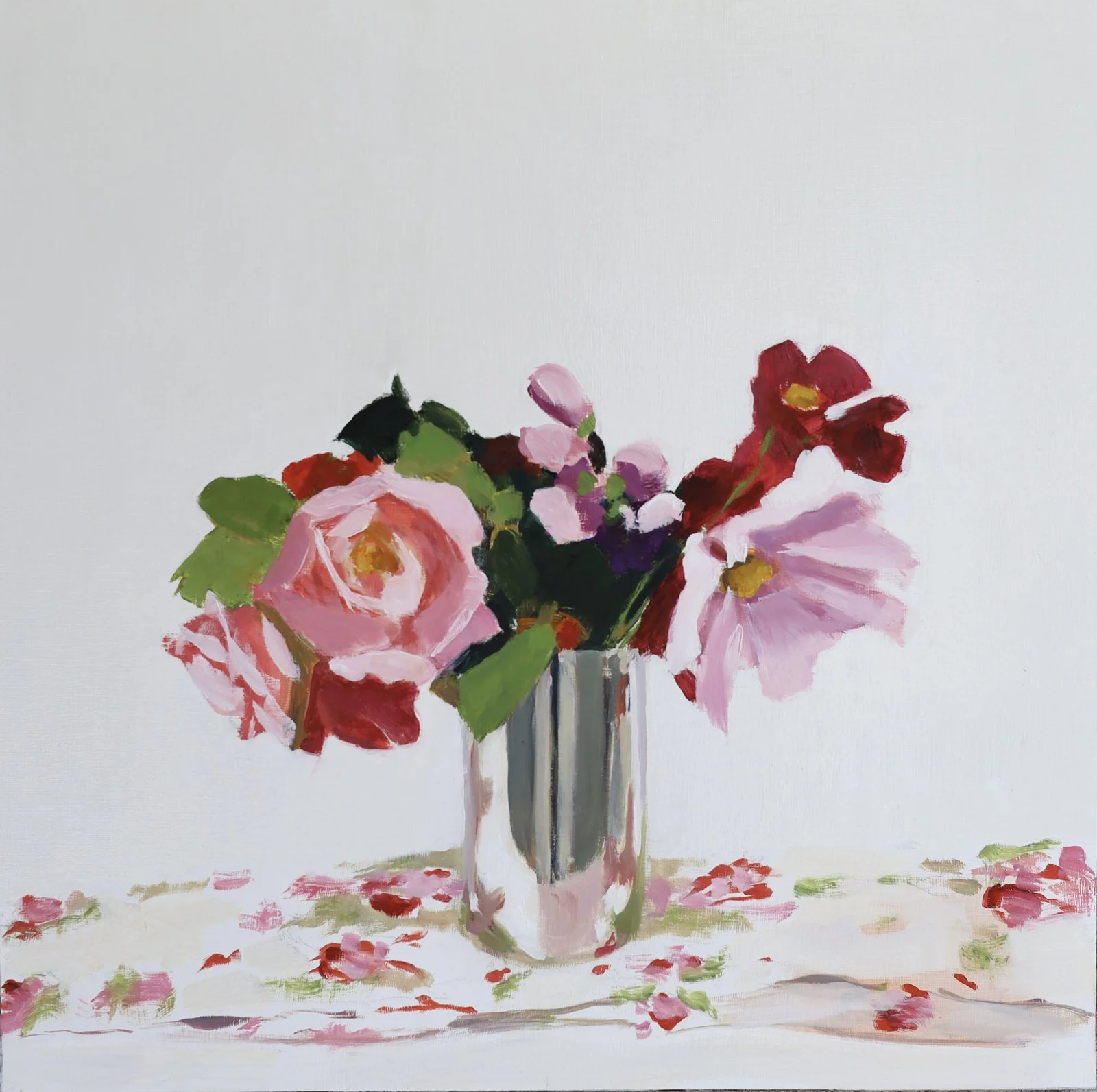 The Quiet Hour 18x18in oil on panel $1600
