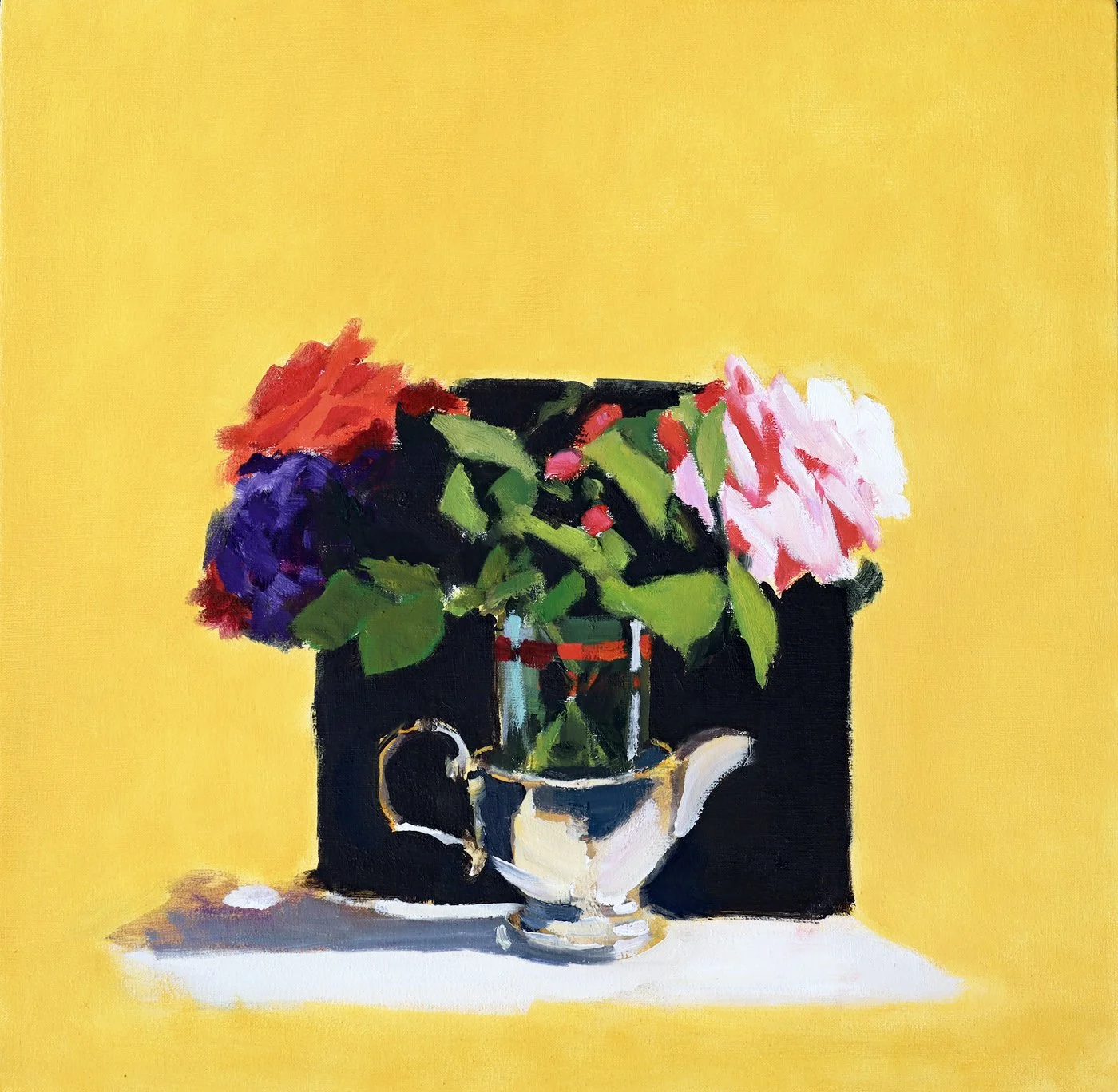 Bright Sun 20x20in oil on canvas $1950