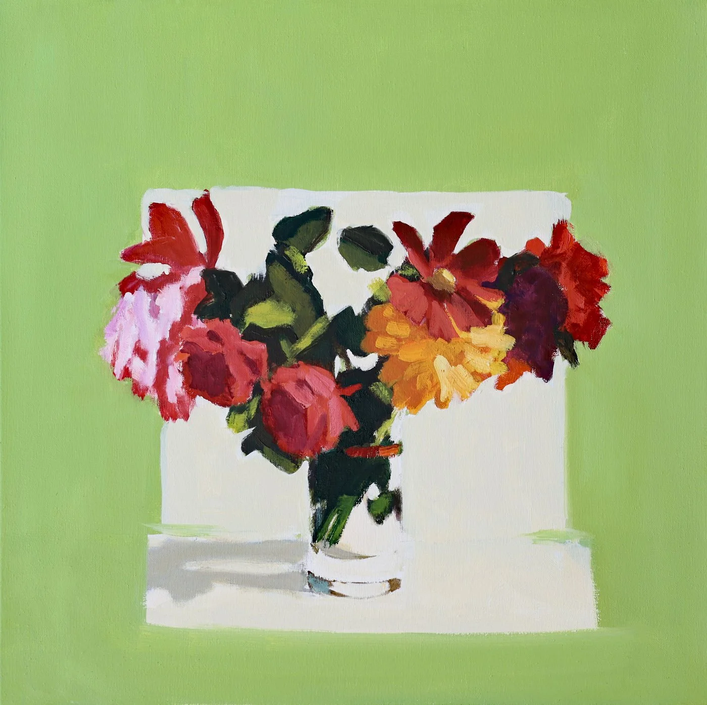 Spring to Green 20x20in oil on canvas $1950 2026