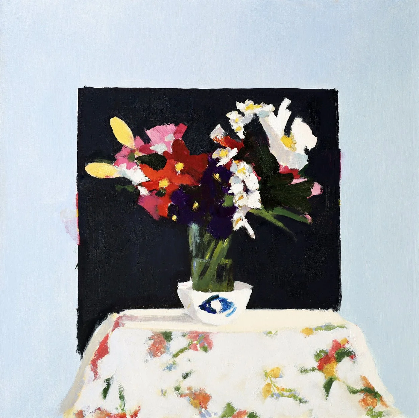 Fish Bowl II 24x24 oil on canvas $2600