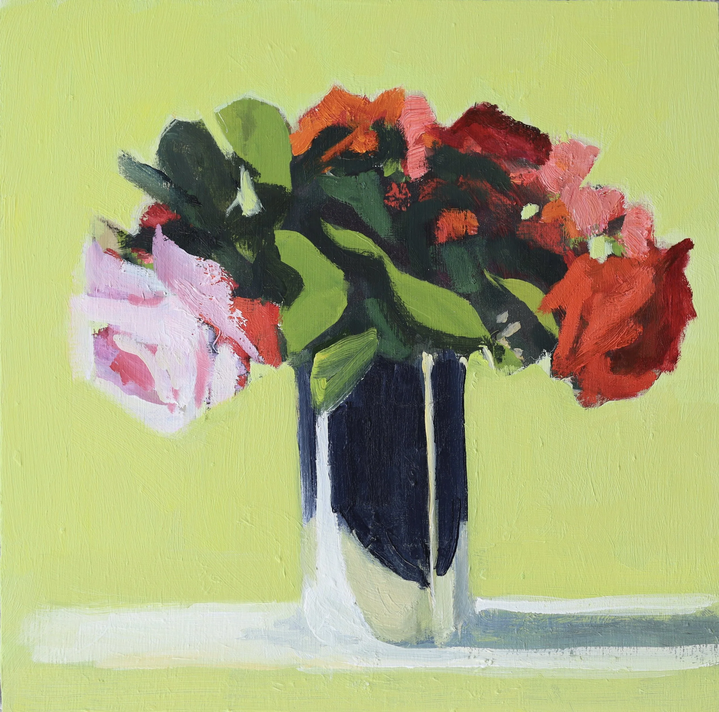Pistachio 12x12in oil on canvas 2026 $800 J2Gallery, Gananoque