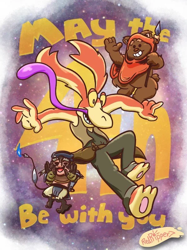 Bring out the oddballs! :)
#StarWarsDay #digitalart