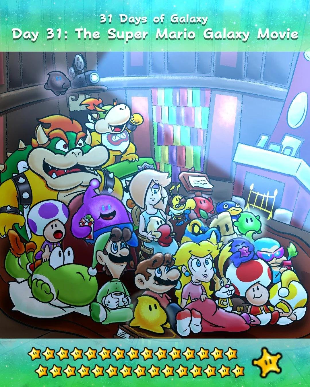 (See you at the movies!)
DAY 31: The Super Mario Galaxy Movie
#SuperMarioGalaxyMovie #31DaysofGalaxy