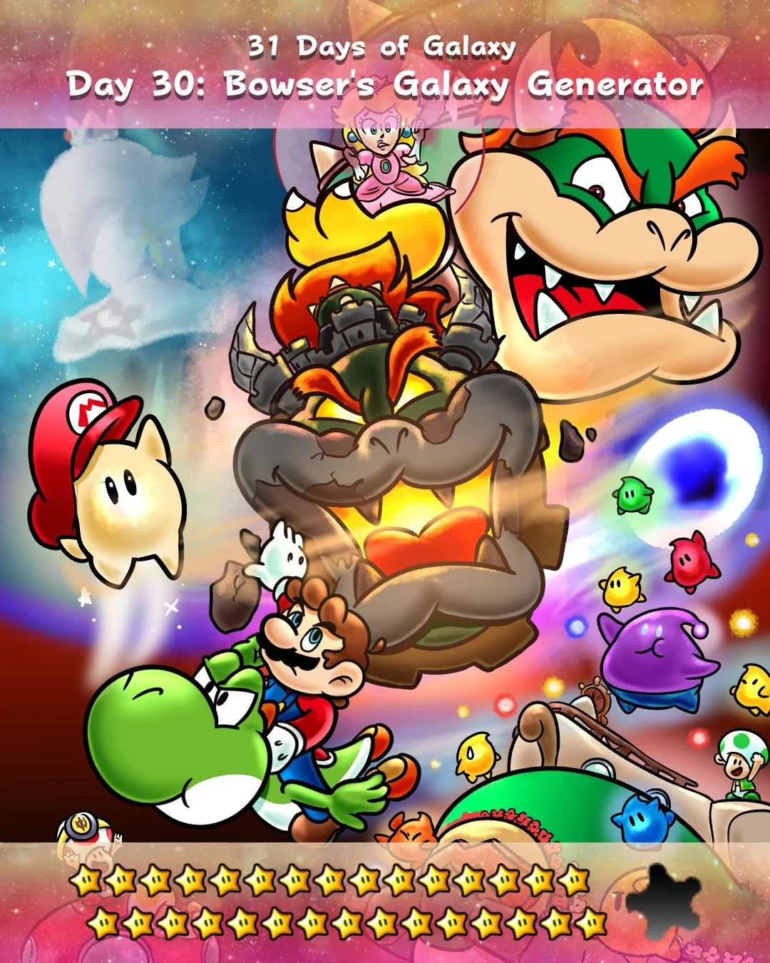 DAY 30: Bowser's Galaxy Generator
#SuperMarioGalaxyMovie #31DaysofGalaxy