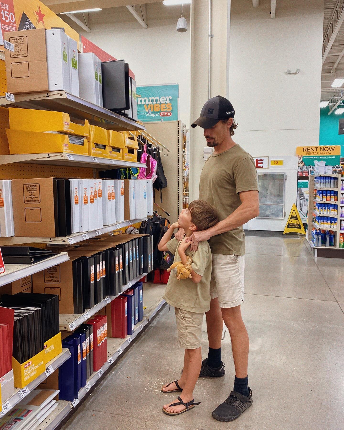 We were at the grocery store yesterday and Edan was in the Back to School section, looking at the binders and urging us to buy him one. &ldquo;For my ideas&rdquo;, he said.

I had a moment, looking at those binders and realizing that my son might be 