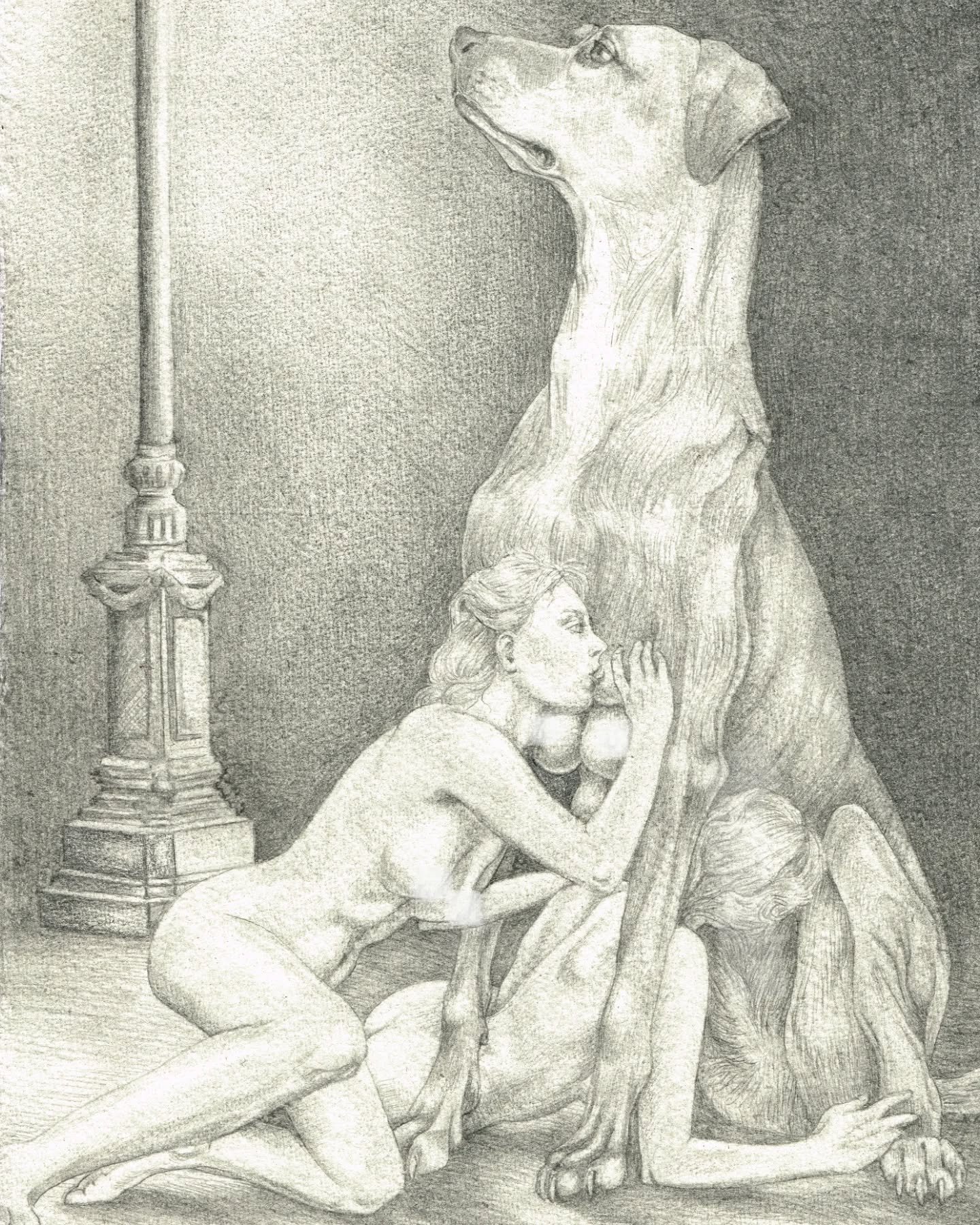This drawing has been censored for the insta. The n!ps are there I promise!! and if you would like to view the original, will put it on my website shortly at zoeliwinters.com