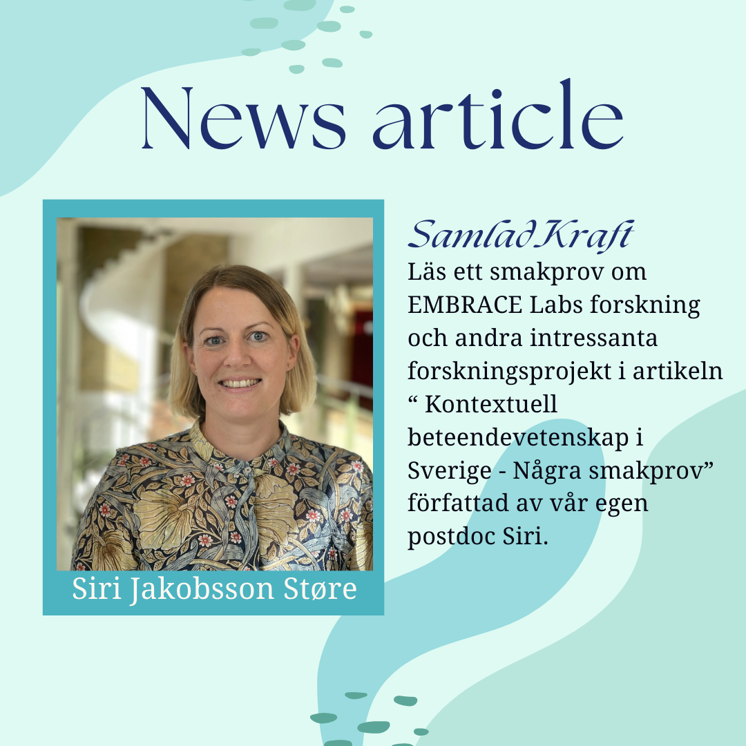 EMBRACE Lab at the ACBS Scientific Meeting