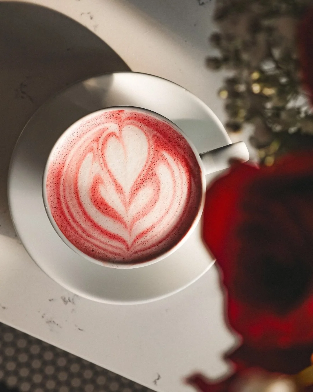 New specialty drink menu drops tomorrow! ❤️🙌 Strawberries &amp; Cream Iced Latte is back with some new friends! Strawberry Shortcake Iced Latte and Tiramisu Latte are making their debuts. Blush Latte is a warm, spiced hug in a cup, perfect anytime o