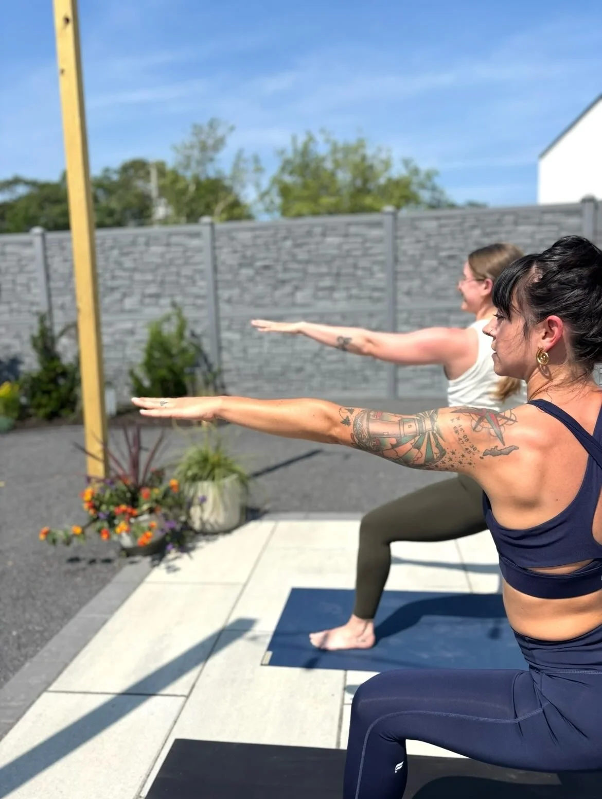 Join us for an evening of wellness, nourishment, and connection. Yoga on the Patio returns Thursday, June 25th, 6-8pm. 

Begin with a gentle slow-flow yoga practice under the evening sky, then stay and unwind with a healthy food spread and social hou