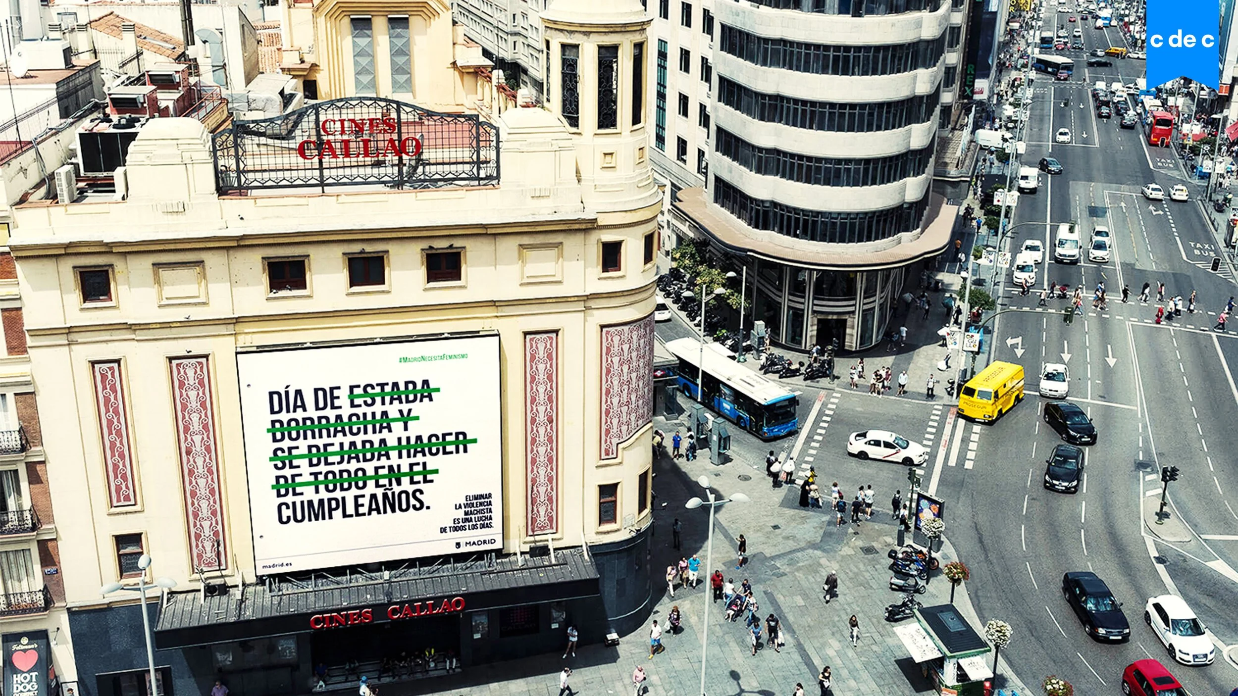 Eliminar la violencia machista. Ayuntamiento de Madrid.