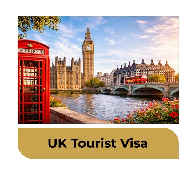 UK Tourist Visa – Big Ben, Houses of Parliament, and Westminster Bridge in London by Euro Holidays International Tour Services