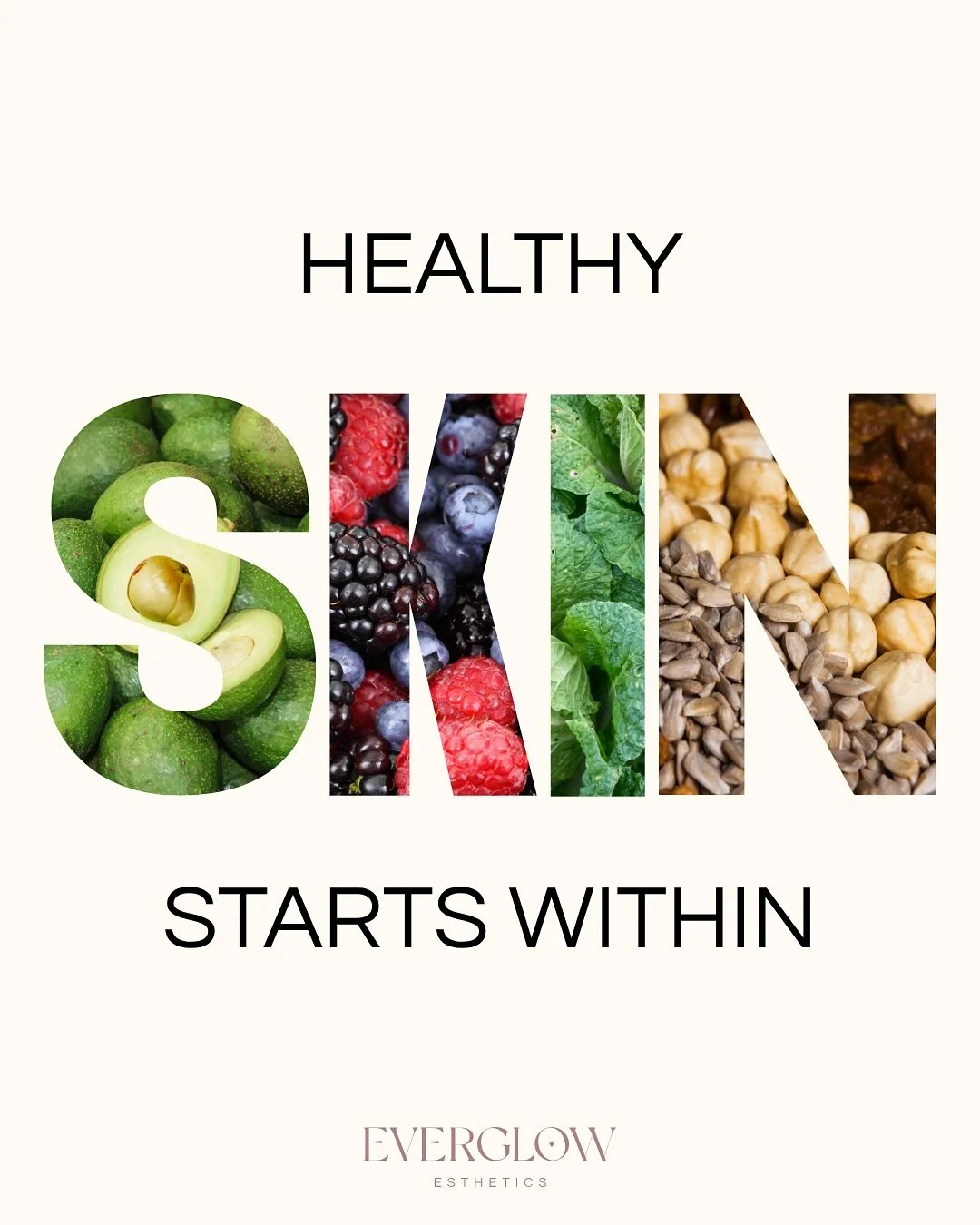 You are what you eat babes 😉🥬🍓 &amp; DRINK THAT WATER!⁣
⁣
⁣
⁣
⁣
#esthetician #esti #skincare #skintips #nutrition #skindeep #skinsta #healthyskin