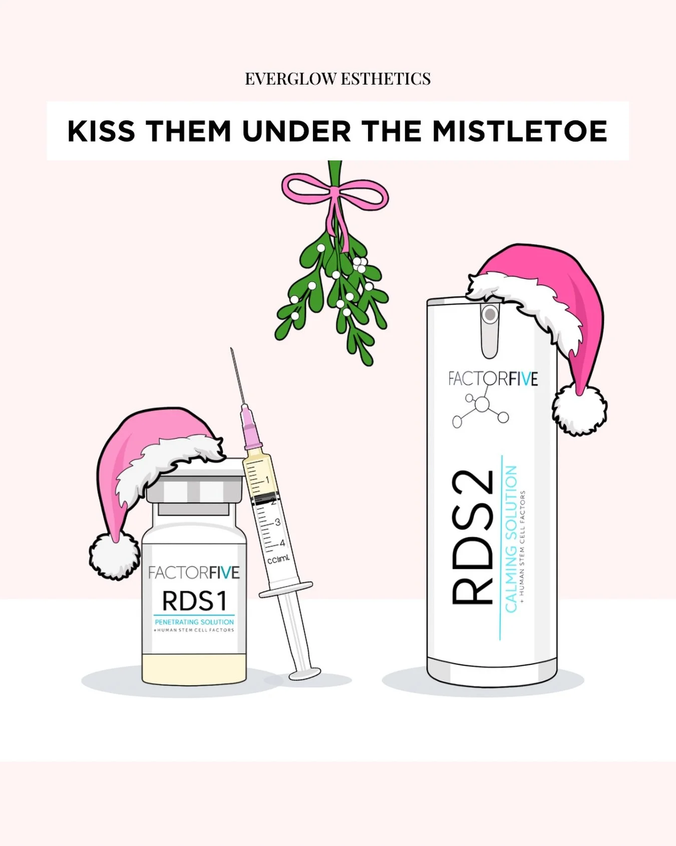 A dynamic duo so good I could kiss them! 💋⁣
⁣
We LOVE the factorfive renew dermal peel at Everglow Esthetics. This two part service targets fine lines, wrinkles, enlarged pores, sun damage, hyperpigmentation, sagging skin, stretch marks, and scar ti