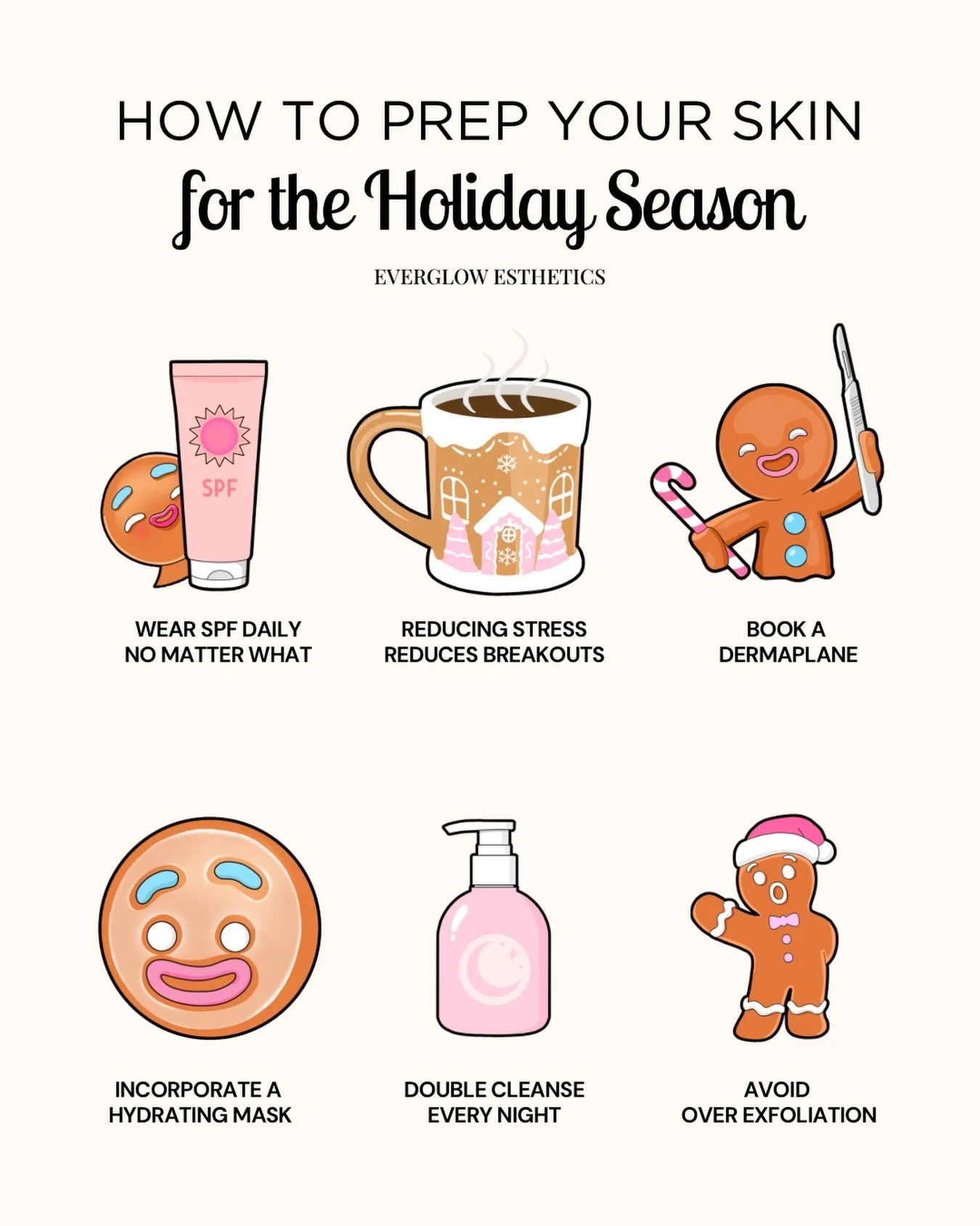 Tis the season for glowing skin ✨⁣
⁣
⁣
⁣
⁣
#EstheticianLife #SkincareEducation #SkinCareTips #HolidayGlowUp #NorthAndoverMA #BostonEsthetician #Dermaplane #SkincareCommunity