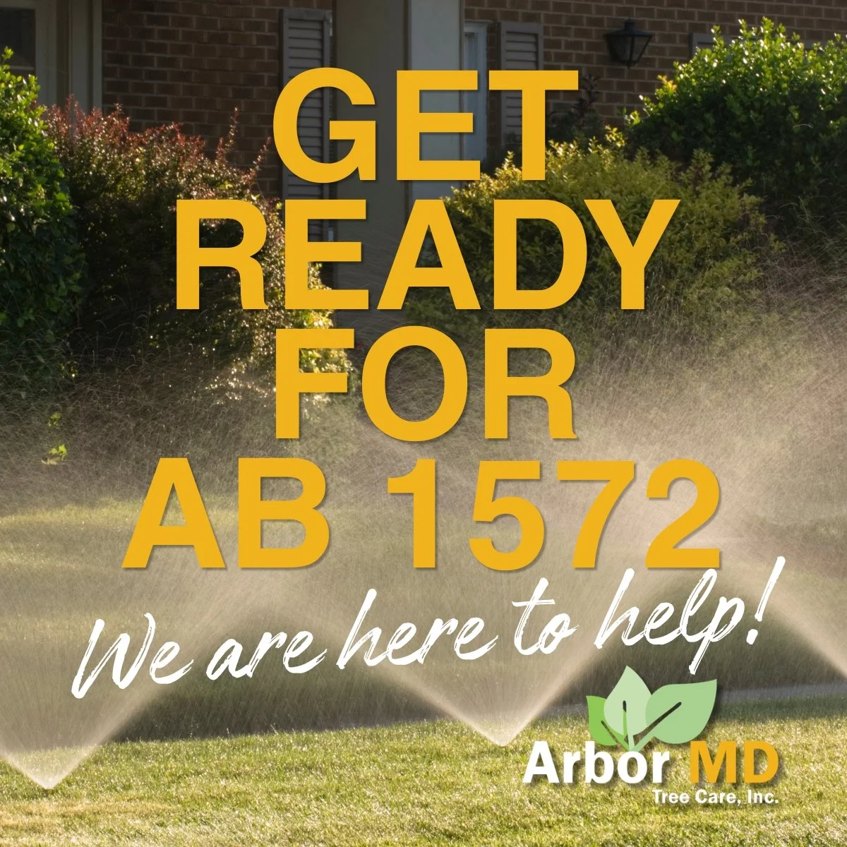How to get ready for new California Watering Ban AB 1572