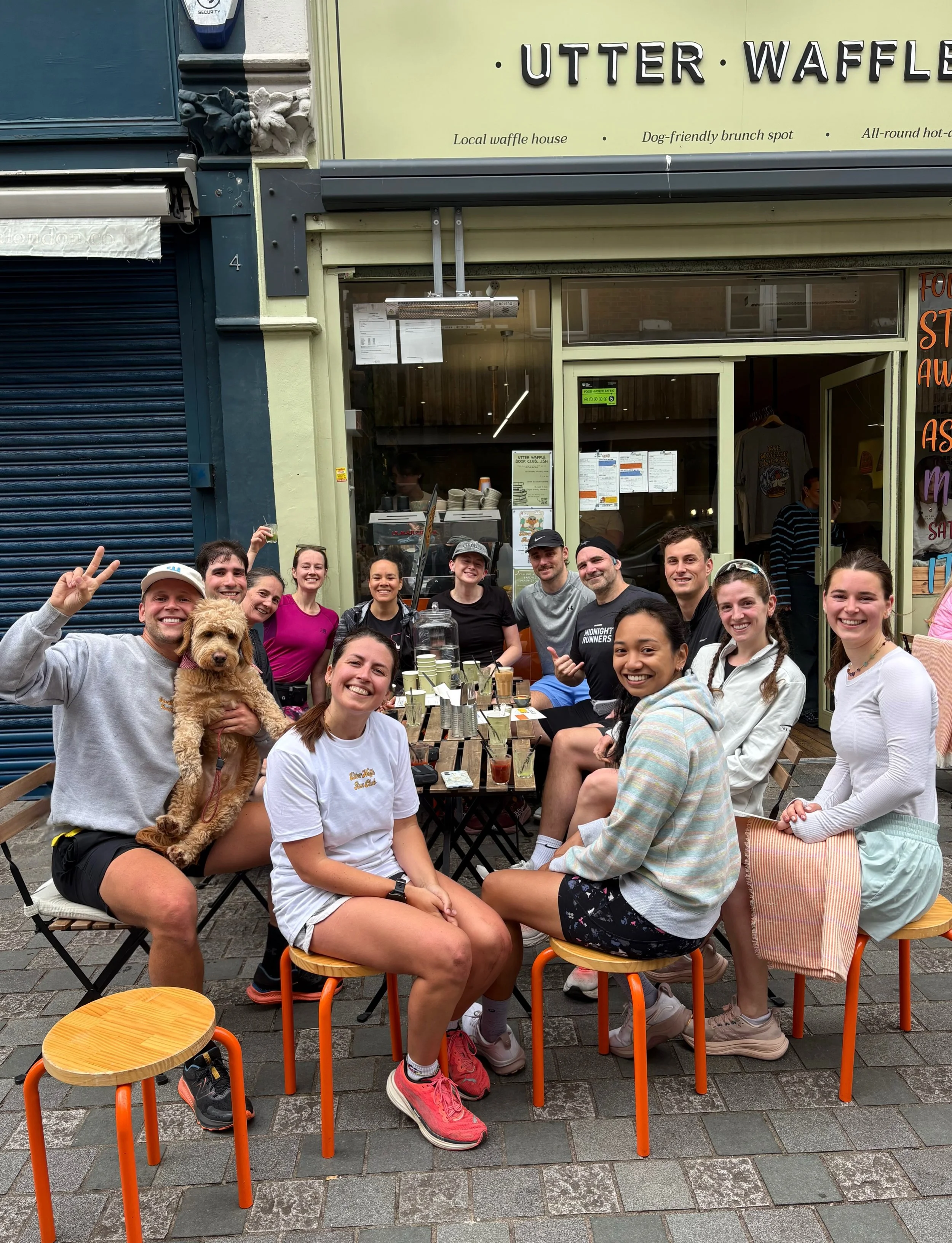 Fancy looking this ridiculously smug on a Sunday morning?! 😏 Check out The Utter Waffle Run Club 🏃 mixed paces, 5k and 10k options, good vibes&hellip;plus a free Bloody Mary or smoothie at the end! 🥤 What&rsquo;s not to love?! 😍

Come along next 