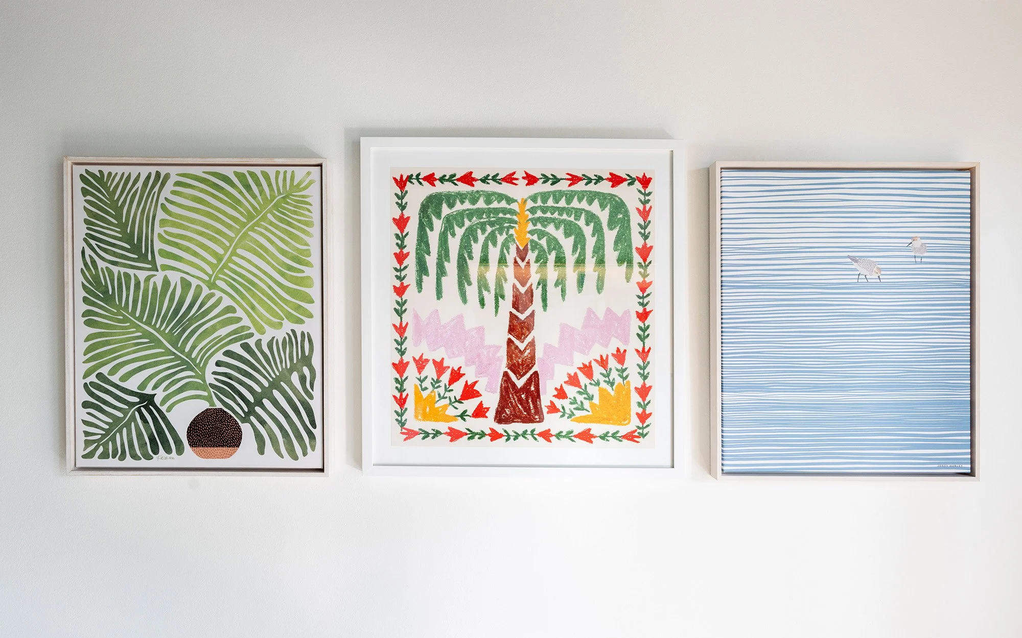 New art curation at The Seagate Hotel & Resort guestrooms, interior design by Watts & Dray.