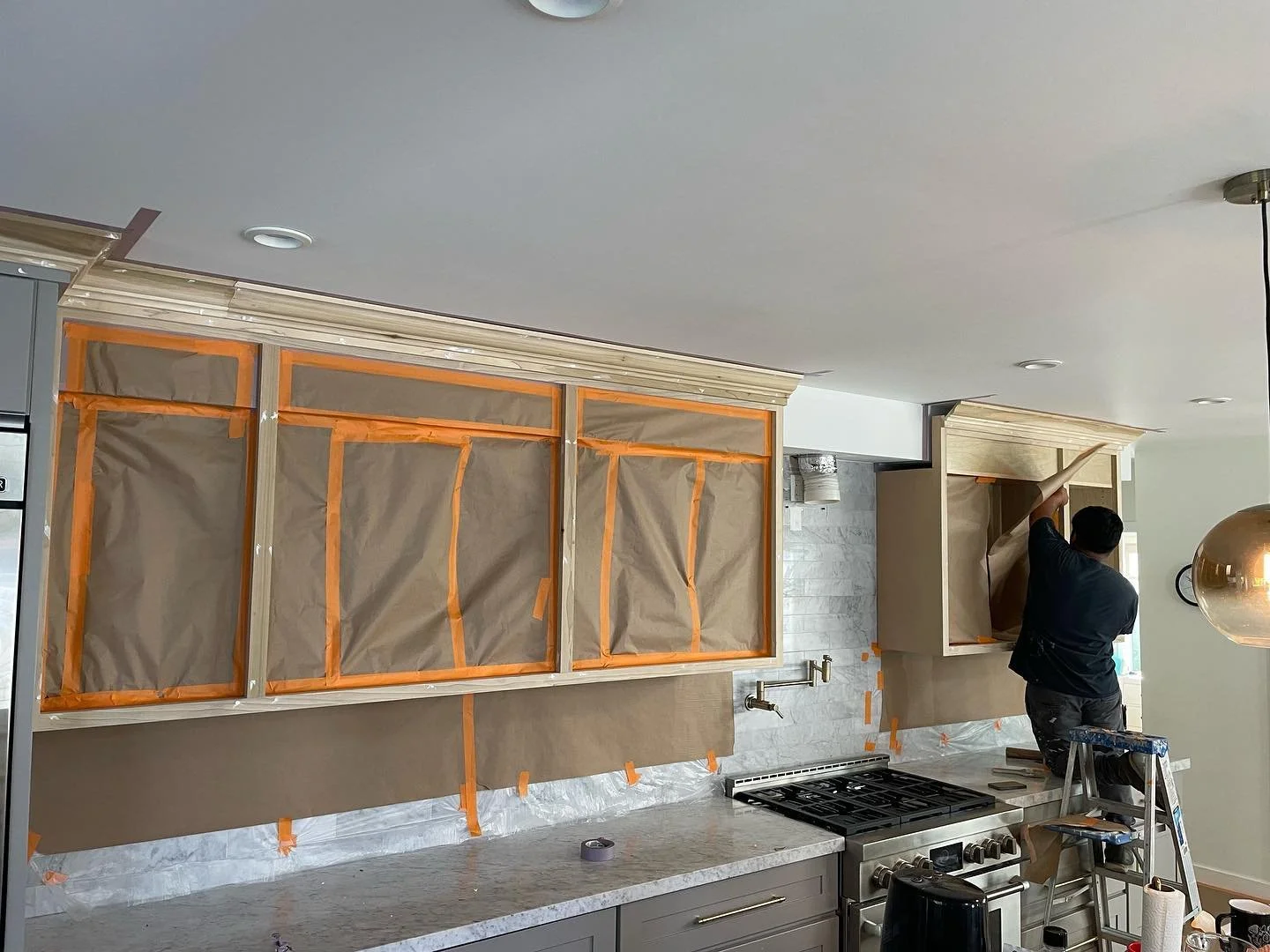 How did we do?? Color match success ??

#painting #remodel #kitchenremodel #cabinets #kitchencabinets