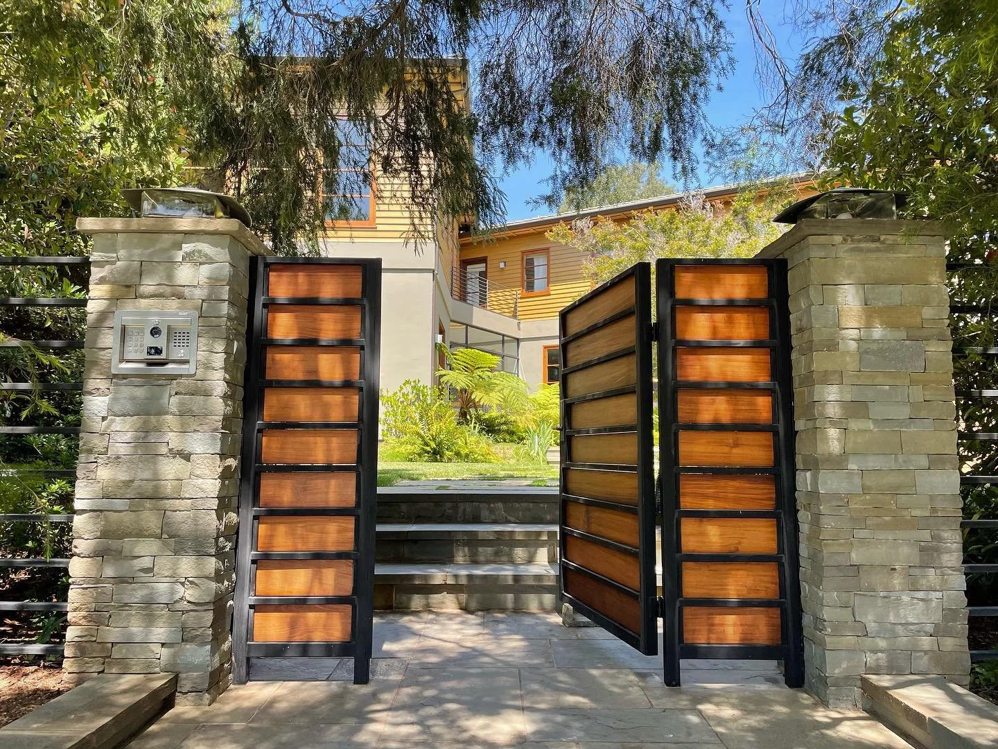 Freshened up this beautiful teak fence

#teakwood #vibrant #beautiful #home #repaint #wood #fence #fencedesign
