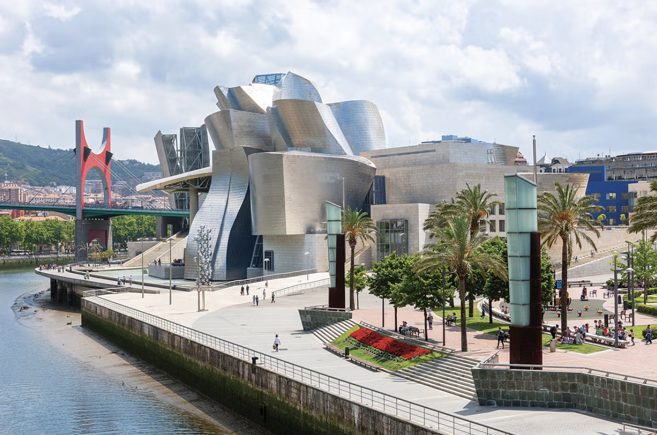The architect Frank Gehry’s Instagram-friendly sculptural design for the Guggenheim Bilbao helped put the then down-at-heel Spanish port city on the map