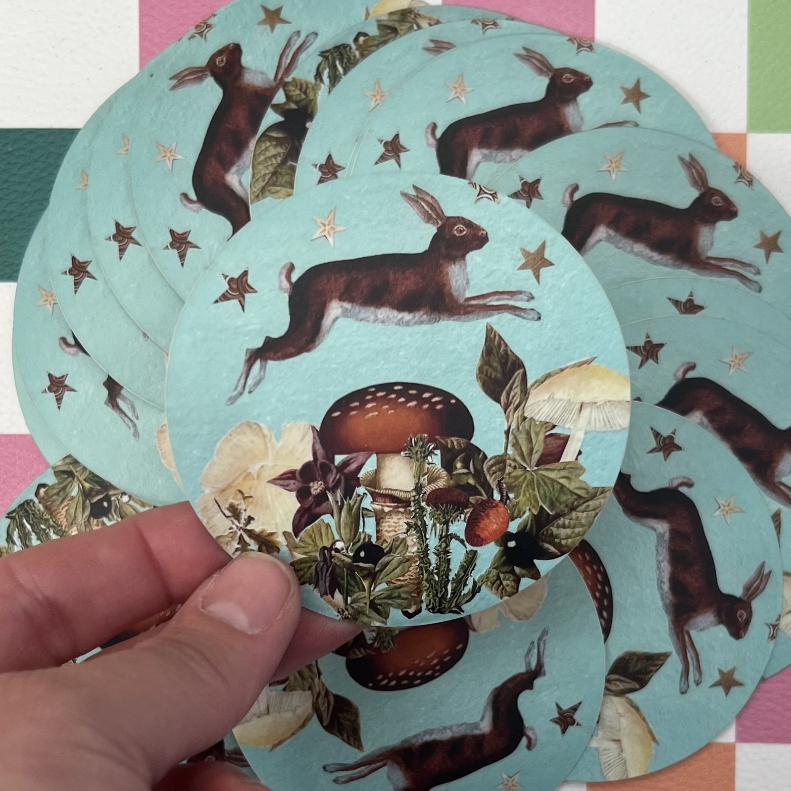 Botanical Rabbit Sticker
