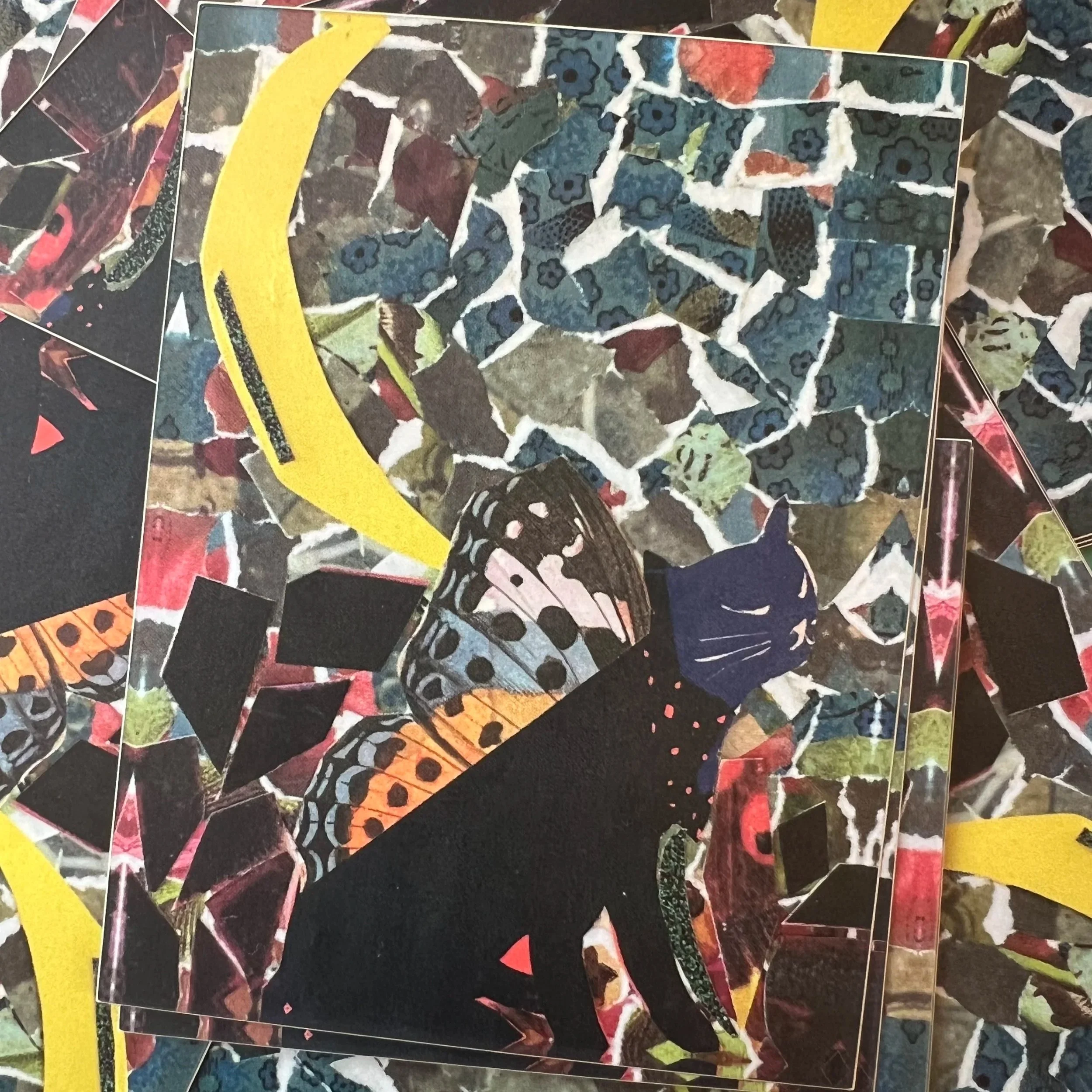 Butterfly Cat Sticker