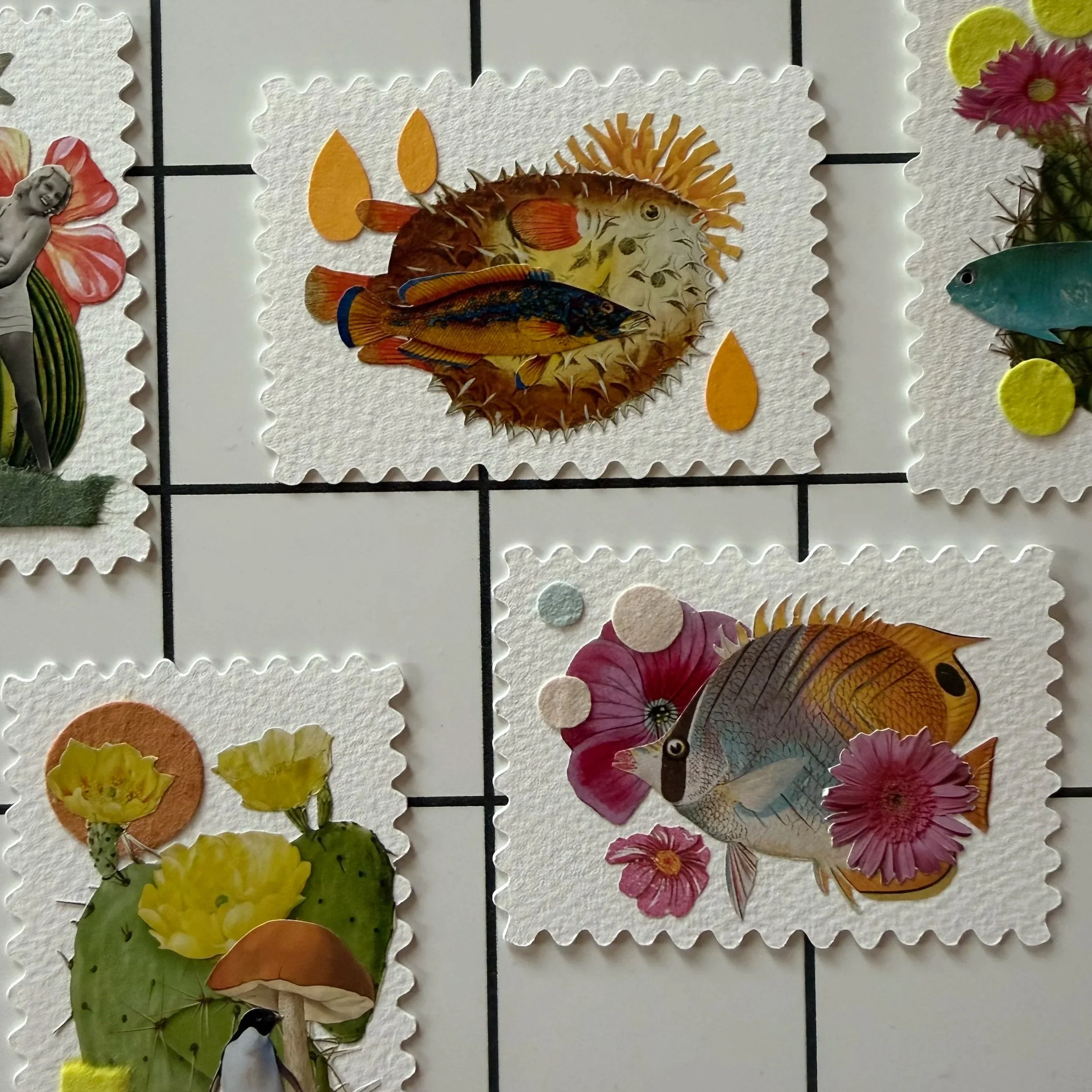 “Garden Friends” Mini Collage