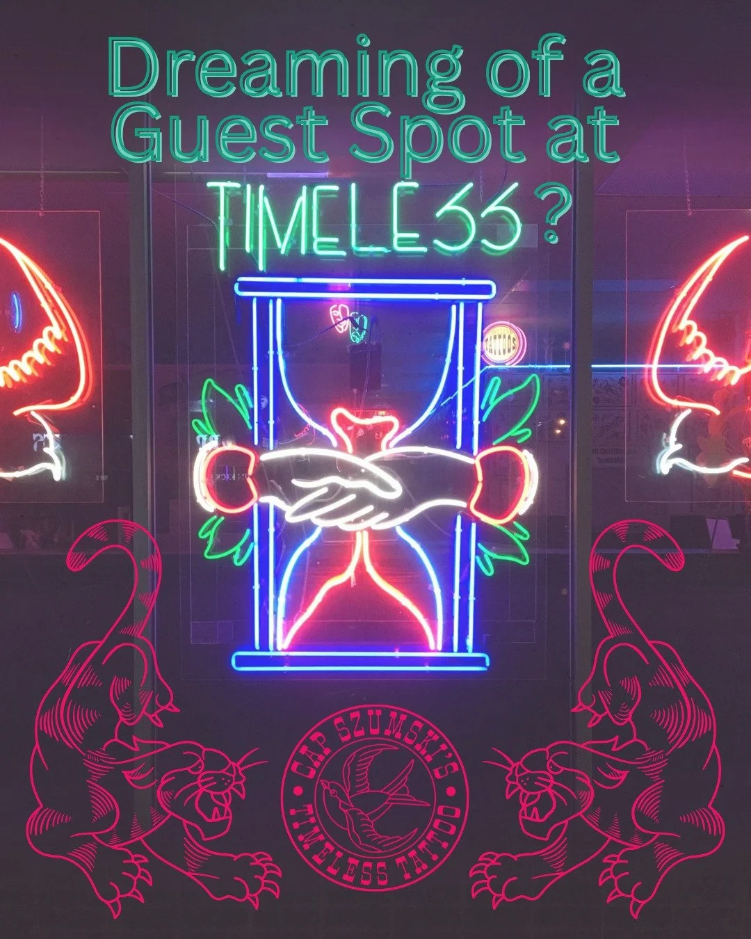 Attn: Artists! 
Looking for the chance to have a guest spot at the longest running shop in the ATL? 
Show us what you got!

Follow the hiring link on our website and fill out the Guest Artist Application in the footer so we can learn about you and se