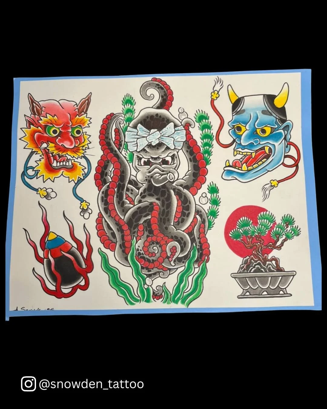 Fresh flash from @snowden_tattoo ! Ready to book when you are!

Click the link in our bio or on our website to set up your time with Andrew for one of these amazing pieces!

#TimelessTattoo #AtlantaTattoo #Flash #ArtistFlash #JapaneseFlash #Octopus #