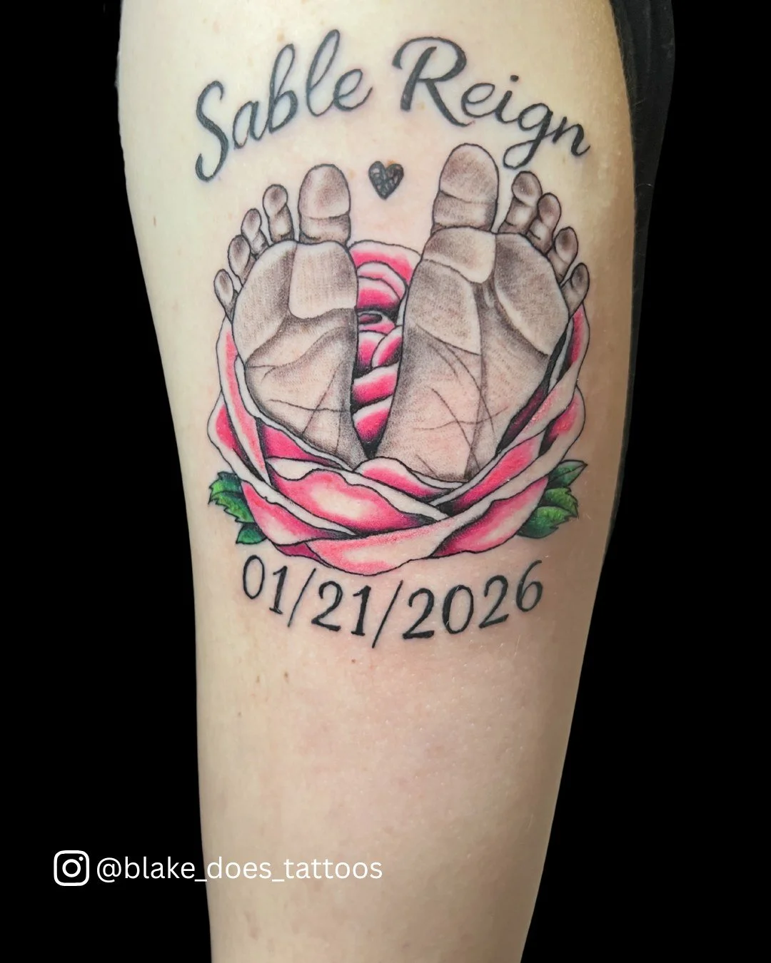 New Life + New Love = New Tattoo from @blake_does_tattoos 

It's simple math.

Grab a spot with Blake through the link in our bio!

#TimelessTattoo #AtlantaTattoo #FootprintTattoo #BabyTattoo