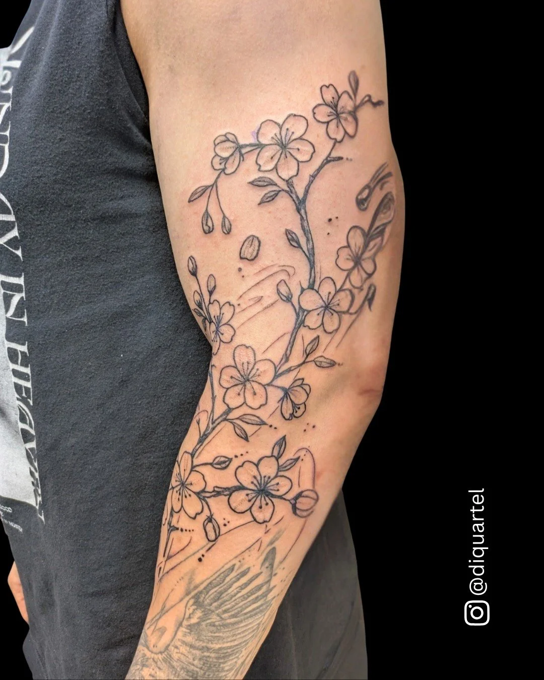 Cherry blossom season may be coming to an end for 2026, but these blooms by @diquartel will last a lifetime.

Snag your spot with Di by calling the shop or using the link on our website!
Walk Ins Always Welcome

#TimelessTattooATL #CherryBlossomTatto