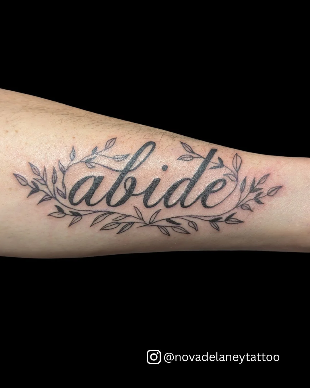 We can always abide a beautiful text piece from @novadelaneytattoo !

Snag a spot on Nova's books through the link on our website. Or give us a call at the shop!
Walk Ins Always Welcome

#TimelessTattooATL #TextTattoo #AtlantaTattoo #Tattoo