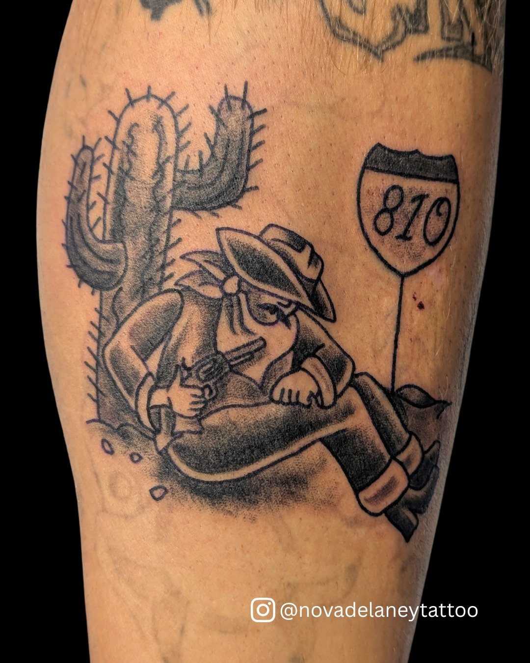 Livin' on the outskirts with this custom outlaw from @novadelaneytattoo .

Grab a spot on Nova's books through the link on our website.
Walk Ins Always Welcome

#TimelessTattooATL #AtlantaTattoo #OutlawTattoo #BlackAndGrey