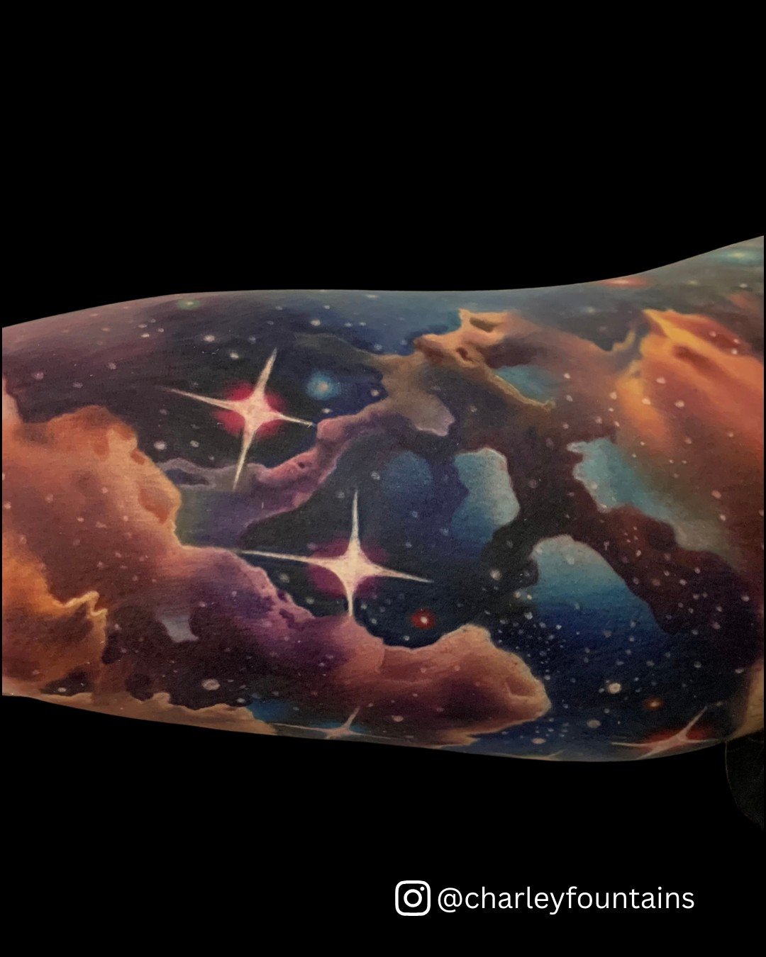 Floating eternally through the rich, deep space with @charleyfountains !

Schedule your consult now to start your next custom piece with Carlos through the link on our website!

#TimelessTattooATL #AtlantaTattoo #SpaceTattoo #ColorTattoo #CustomTatto