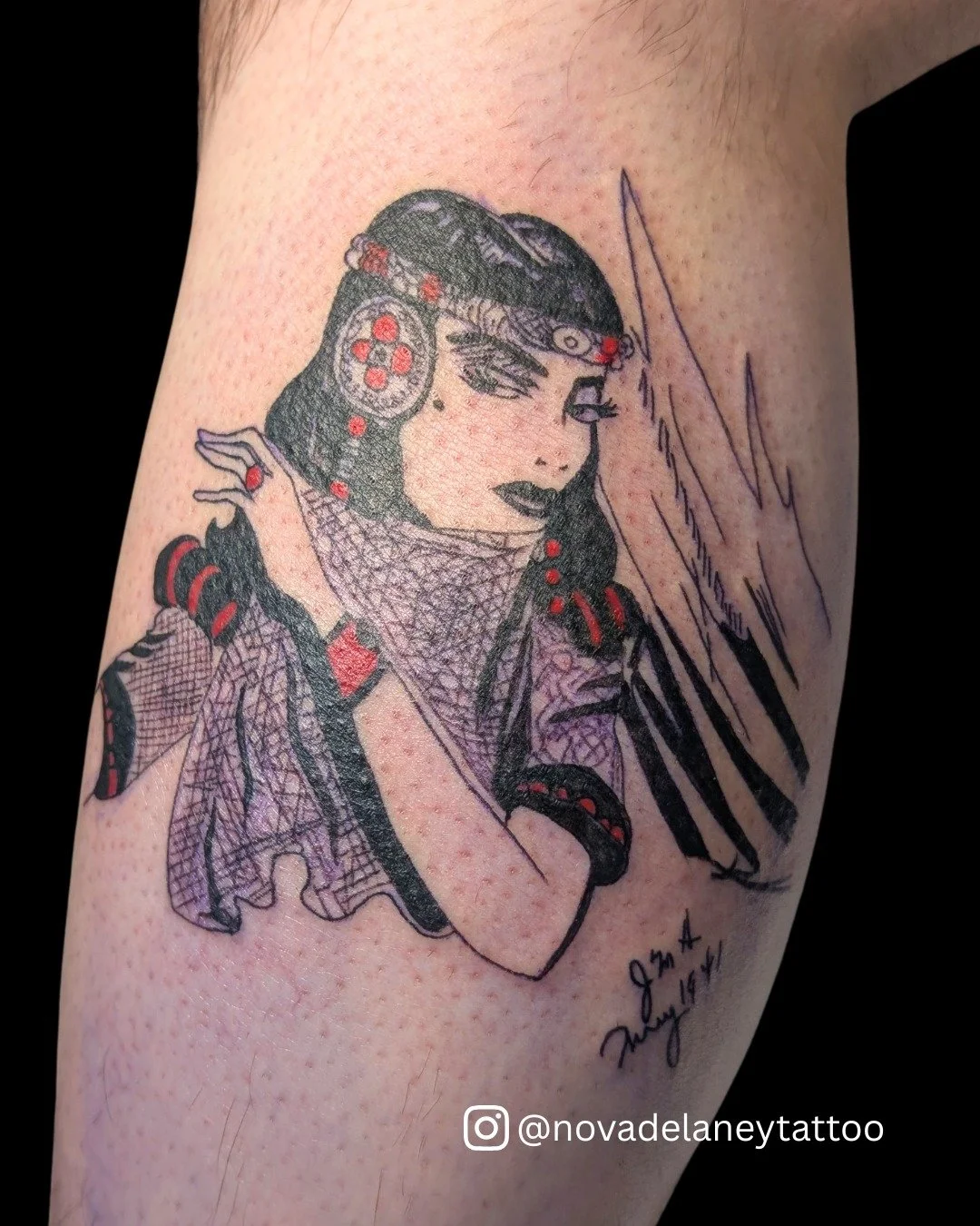 When a client walks in with an illustration his grandmother made in 1941, @novadelaneytattoo delivers!

Grab a spot on Nova's books through the link in our bio for your next piece!
Walk Ins Always Welcome

#TimelessTattooATL #AtlantaTattoo #GrandmasS