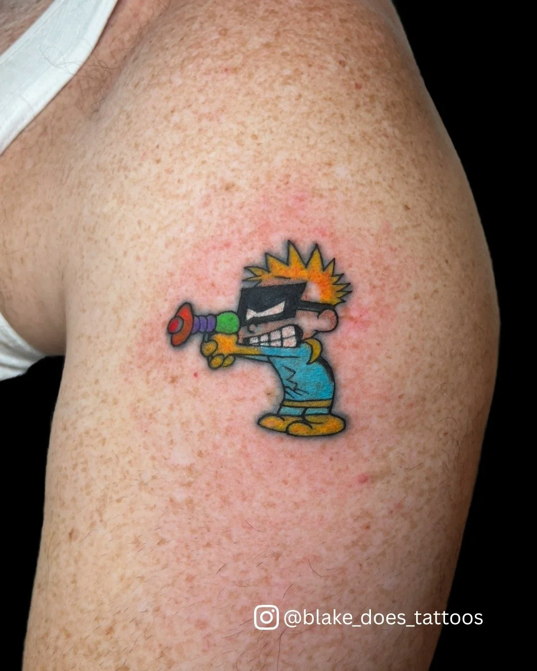 Now that's how you refresh a twenty year old tattoo, Calvin.
Scroll through to check the "before" @blake_does_tattoos worked his magic.

Grab a spot on Blake's books through the link on our website!
Walk Ins AlwaysWelcome

#TimelessTattooAT