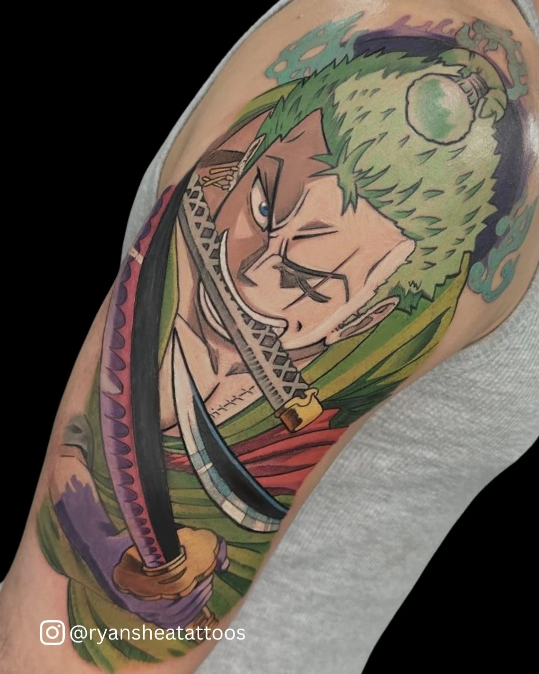 When you need a little anime in your life, @ryansheatattoos delivers.

Snag a spot with Ryan for your next piece through the link in our bio, by calling the shop, or by sending us an email!

#TimelessTattooATL #AnimeTattoo #ColorTattoo #Anime