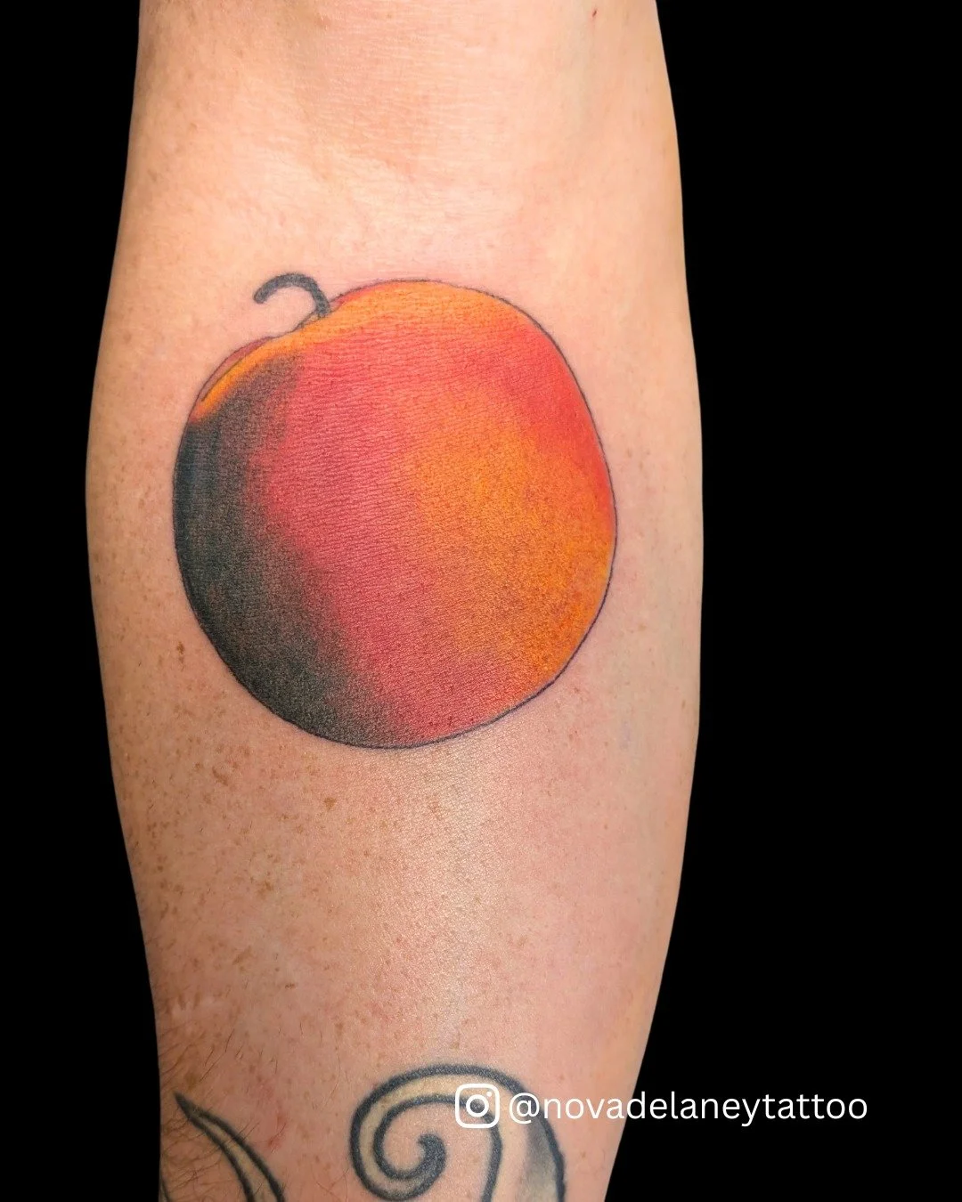 Feeling just peachy about this Giant Peach from @novadelaneytattoo !

Grab a spot on Nova's books through the link in our bio.
Walk Ins Always Welcome

#TimelessTattooATL #ColorTattoo #PeachTattoo #GeorgiaPeachTattoo #GiantPeachTattoo