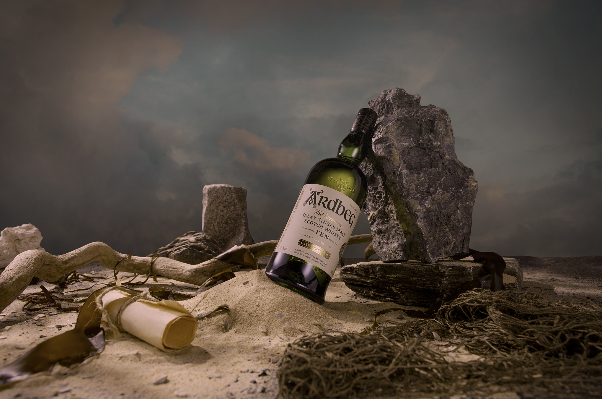 Ardbeg 10 Cask Strength — Art Direction & Styling