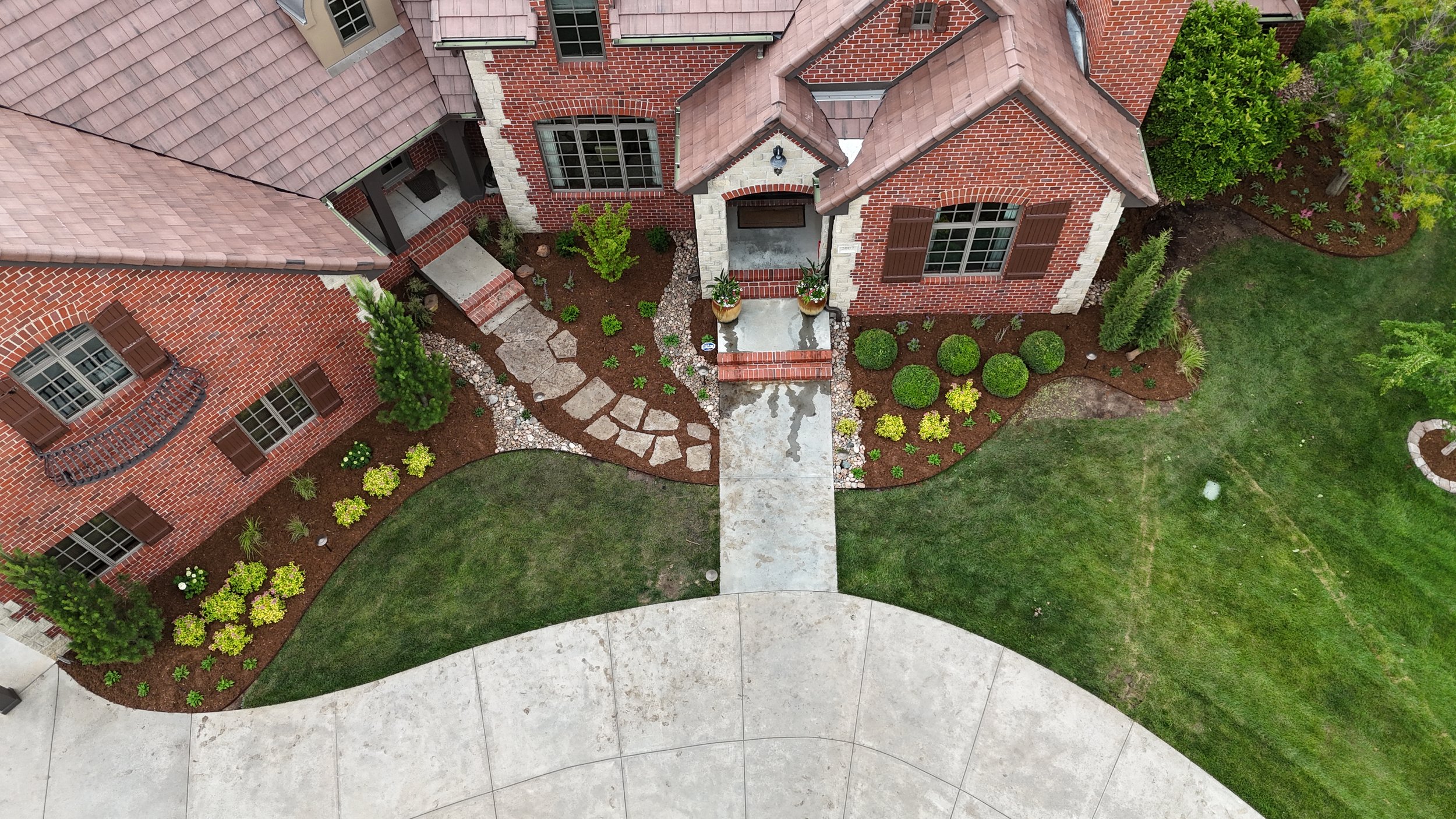 Wichita, KS residential high-end landscape design overview