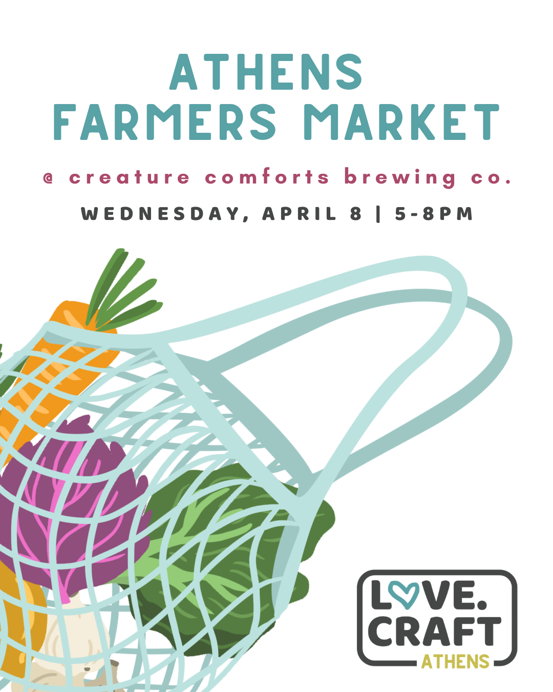 Athens Farmers Market @ Creature Comforts