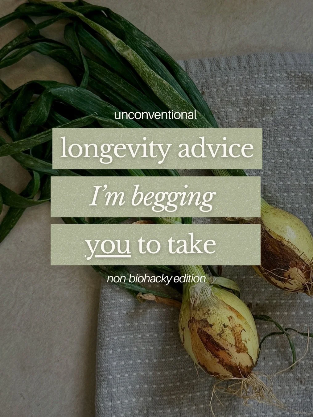 Nothing biohacky about itttt, just making health human ✨ 

Heavy on the number 4 these days 🤌🏻