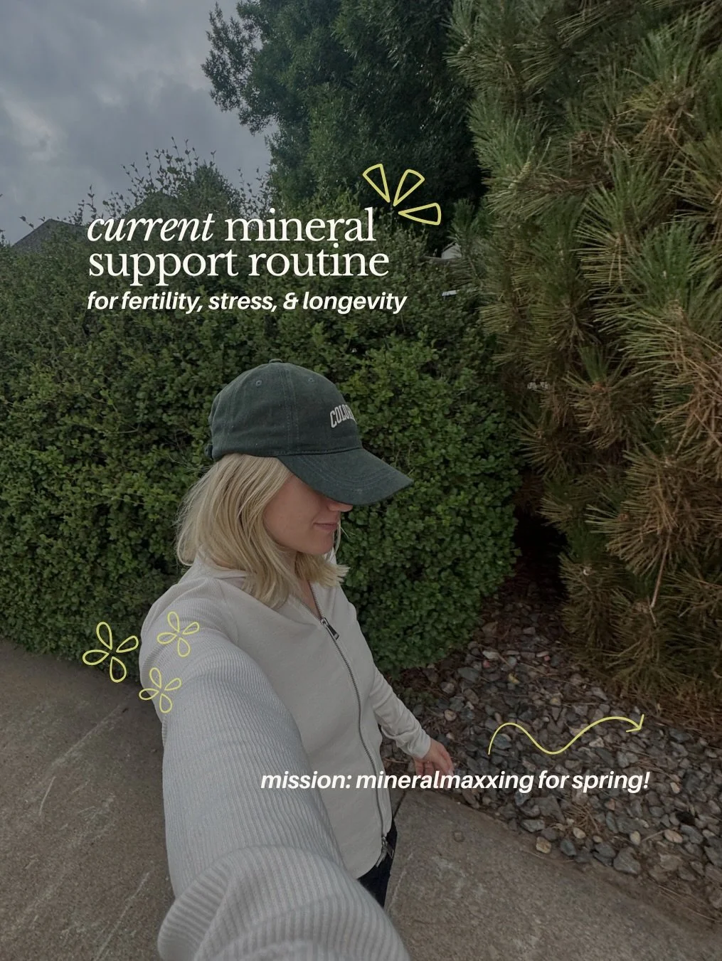 mission mineralmaxxing 🌼 real life things I&rsquo;m doing to replenish post my own HTMA findings!! 

All in pursuit of the 3 main health goals I&rsquo;m focusing on  above ❣️

My mineral patterns boiled down to: chronic stress, long term depletion, 