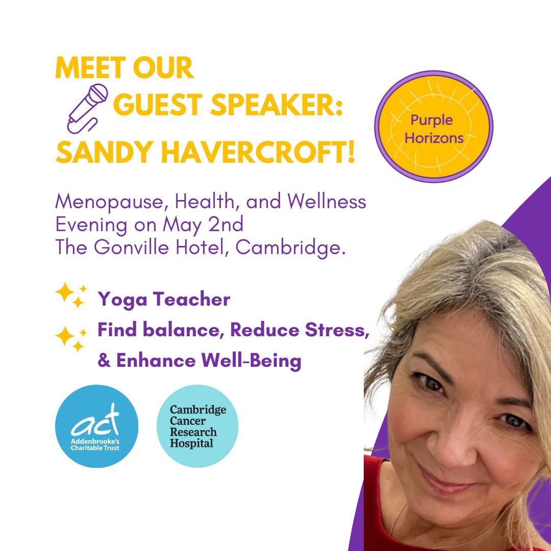 🧘&zwj;♀️ Welcoming Back Sandy Havercroft! 🧘&zwj;♀️ We are delighted to announce that Sandy Havercroft, yoga teacher, will return as a guest speaker at our upcoming Menopause, Health, and Wellness Evening at The Gonville Hotel, Cambridge. Join us to