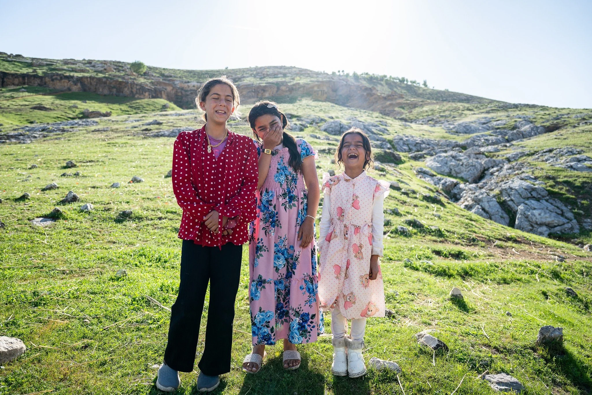 Sisters-Giggling-Zagros-Mountains-Kurdistan-Iraq-Ryan-Kost-Photography.jpg
