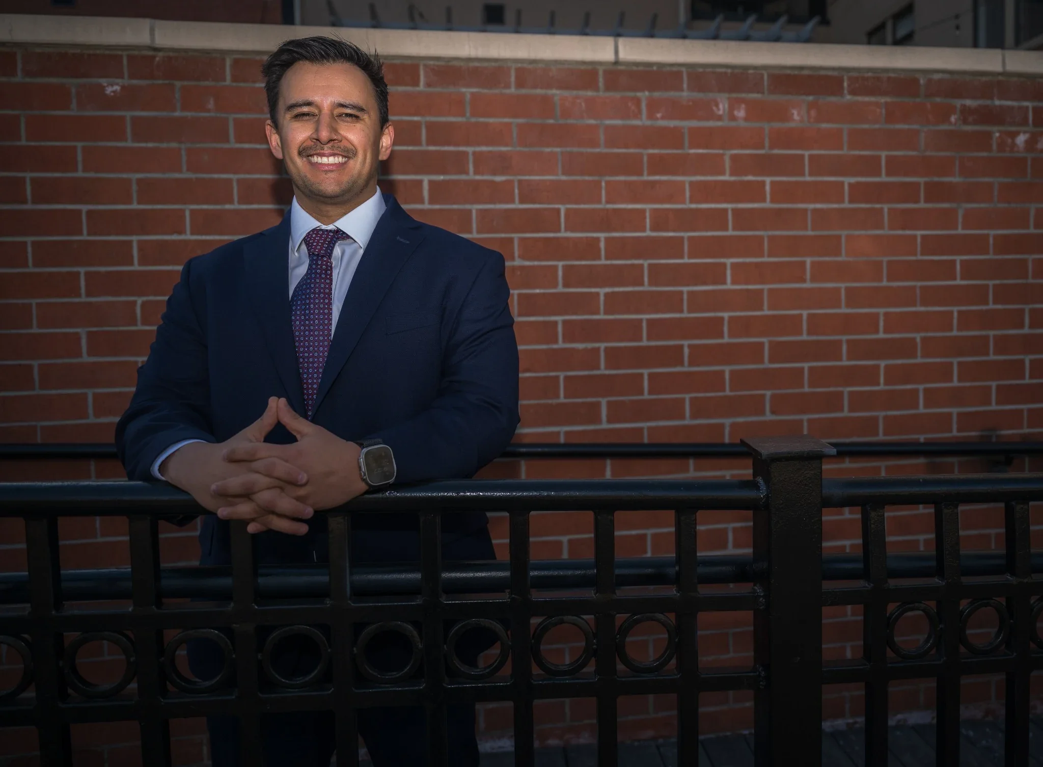Clean, refined business headshot in Golden Colorado.