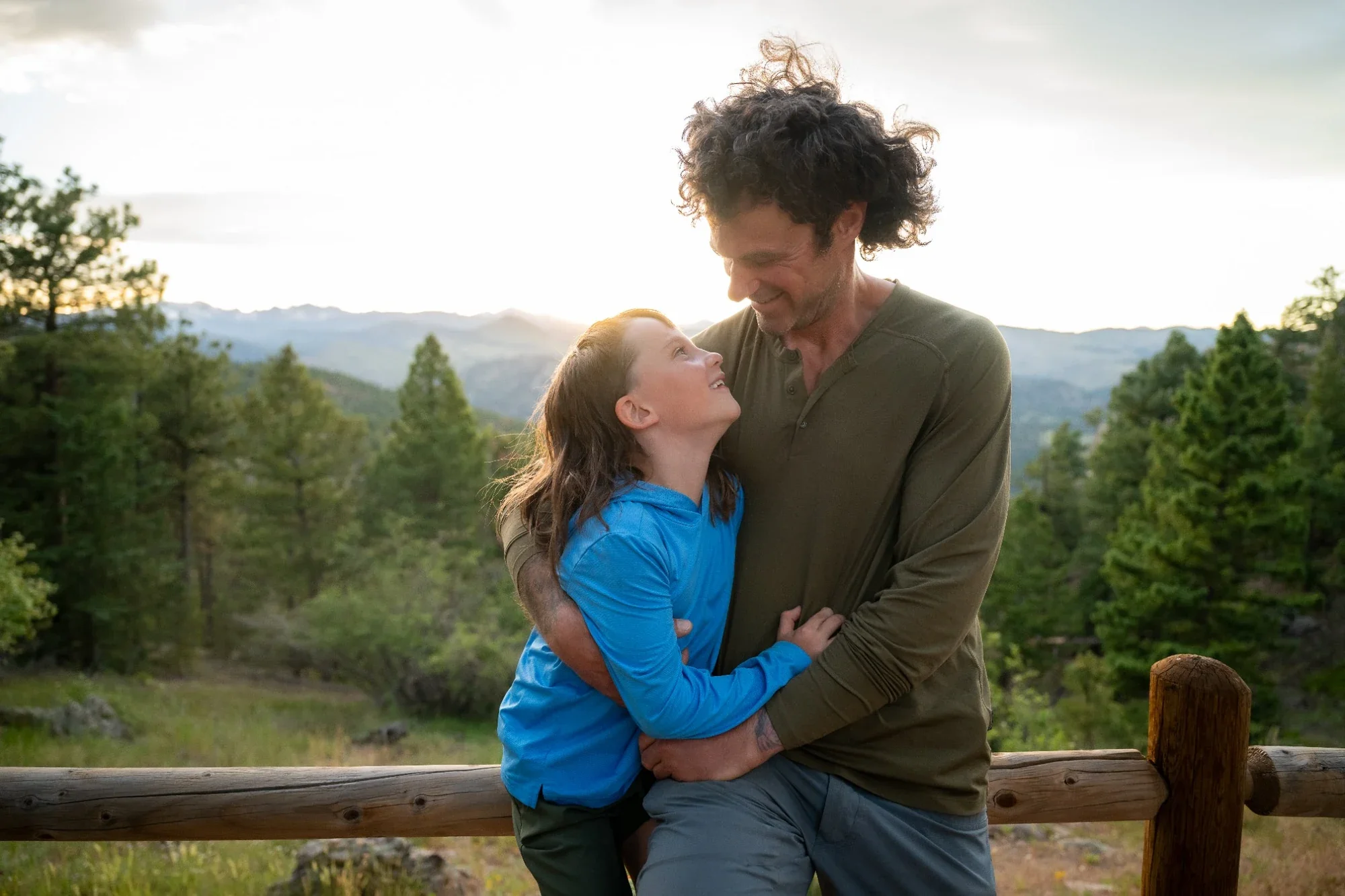 Dad and Son Family Portrait Photography. Lost Gulch Overlook Boulder, Colorado. Ryan Kost Photography.webp