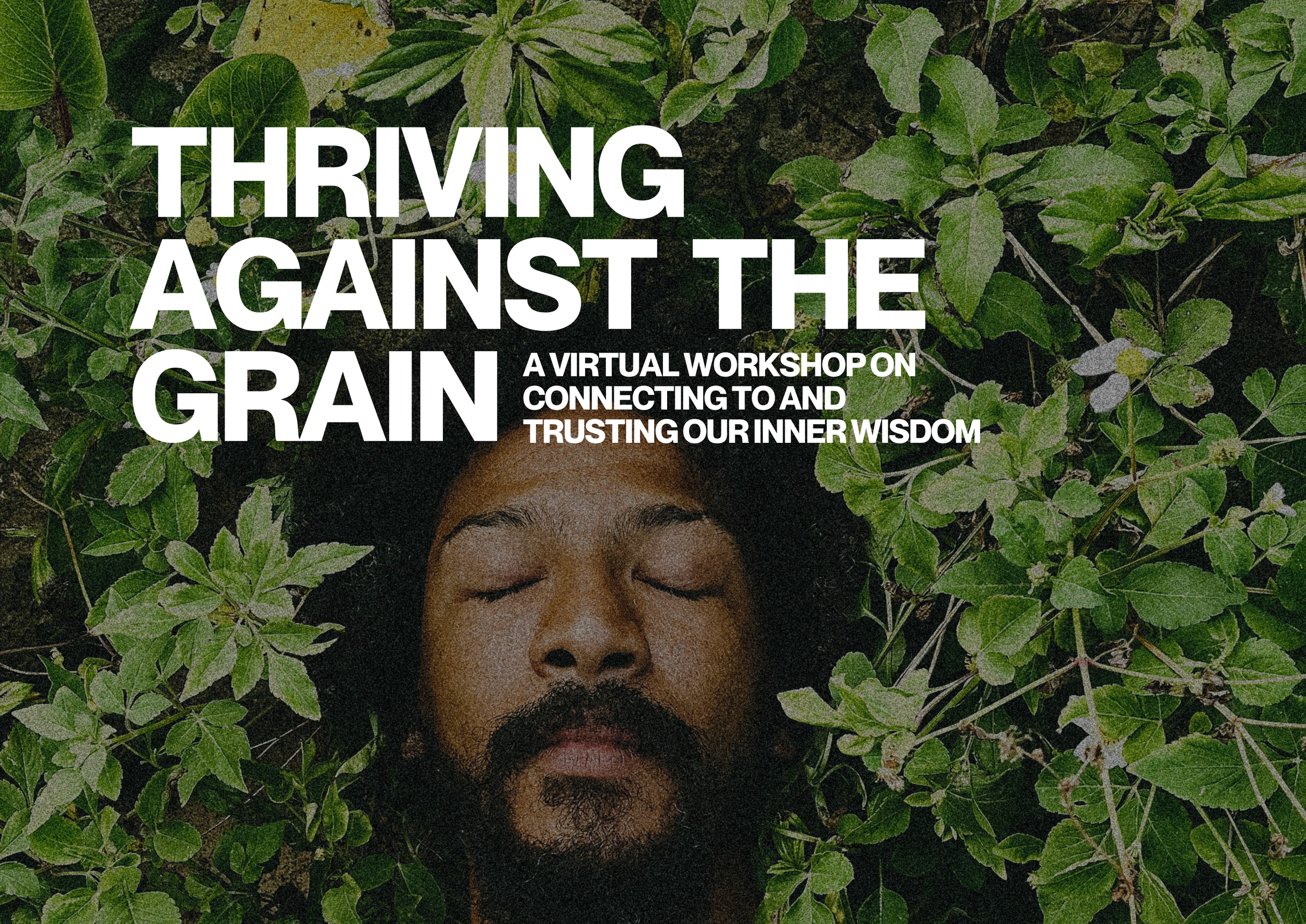thriving against the rain: AN virtual workshop on connecting to and trusting our inner wisdom