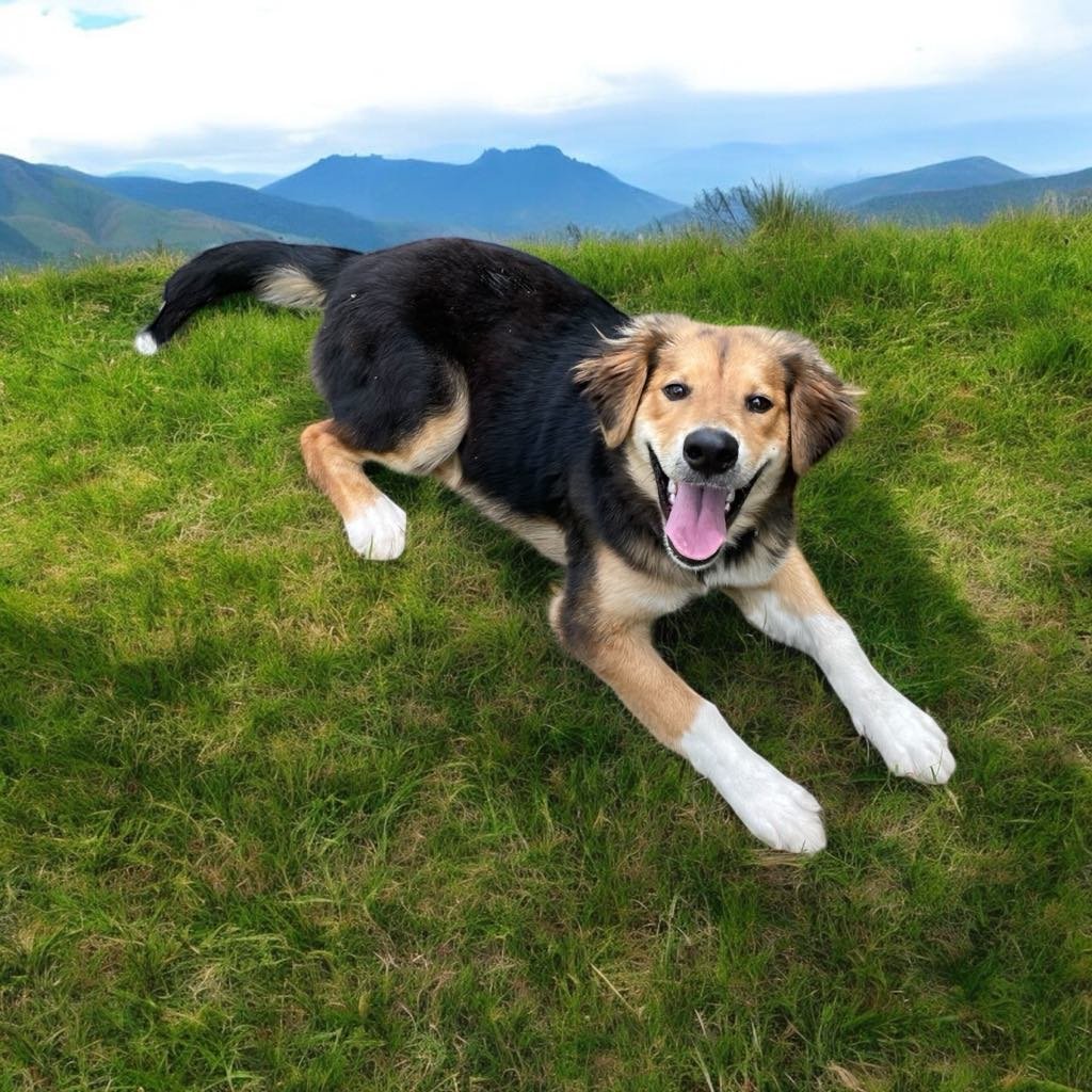 Cabela is a 6 month old female tri colored Border Collie mix! She is NOT good with kittens, chickens, turkeys, and birds. She is great with kids and other dogs! Border collies are a herding breed so please take into account of what needs are going to